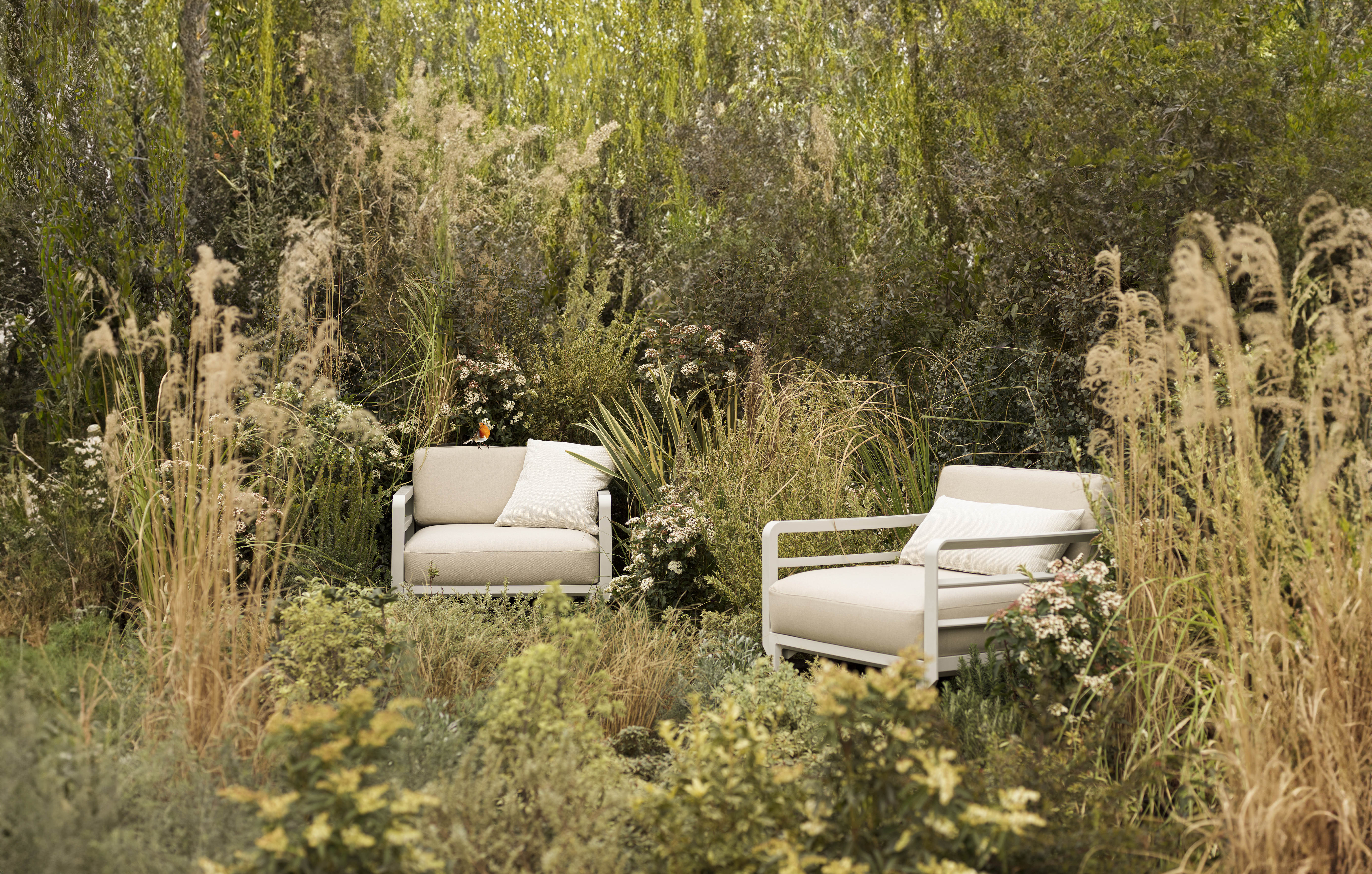 Outdoor fauteuil Maximo - perla