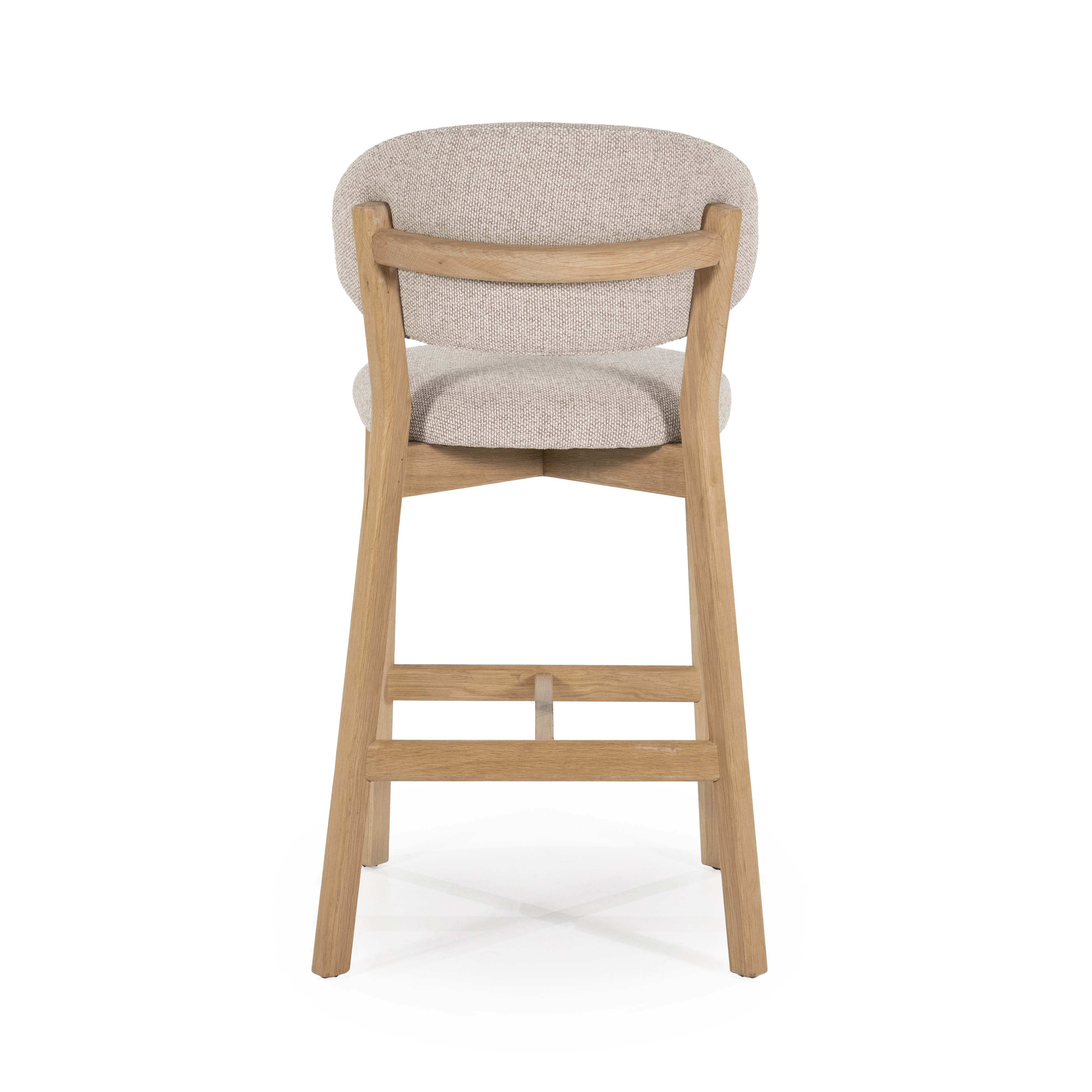 Barstoel - natural/taupe moon