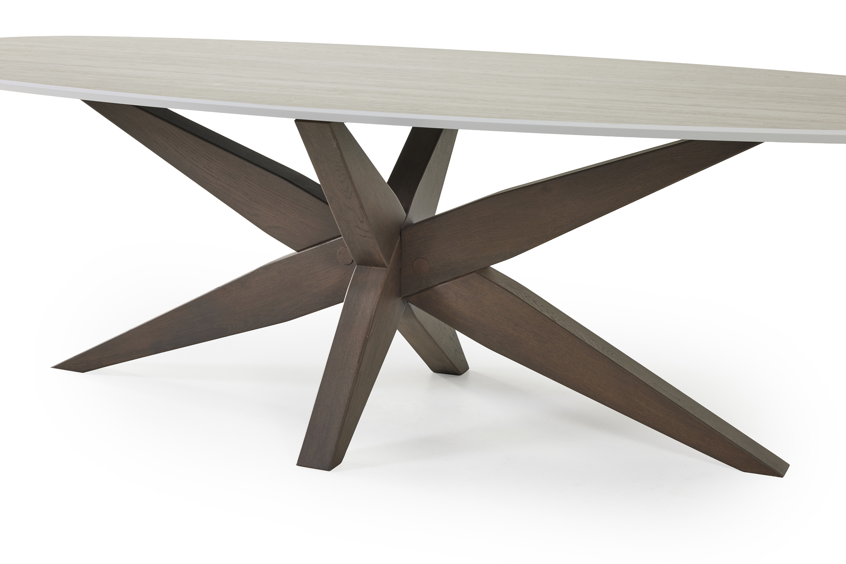 Eettafel 260x110cm - HPL/eik
