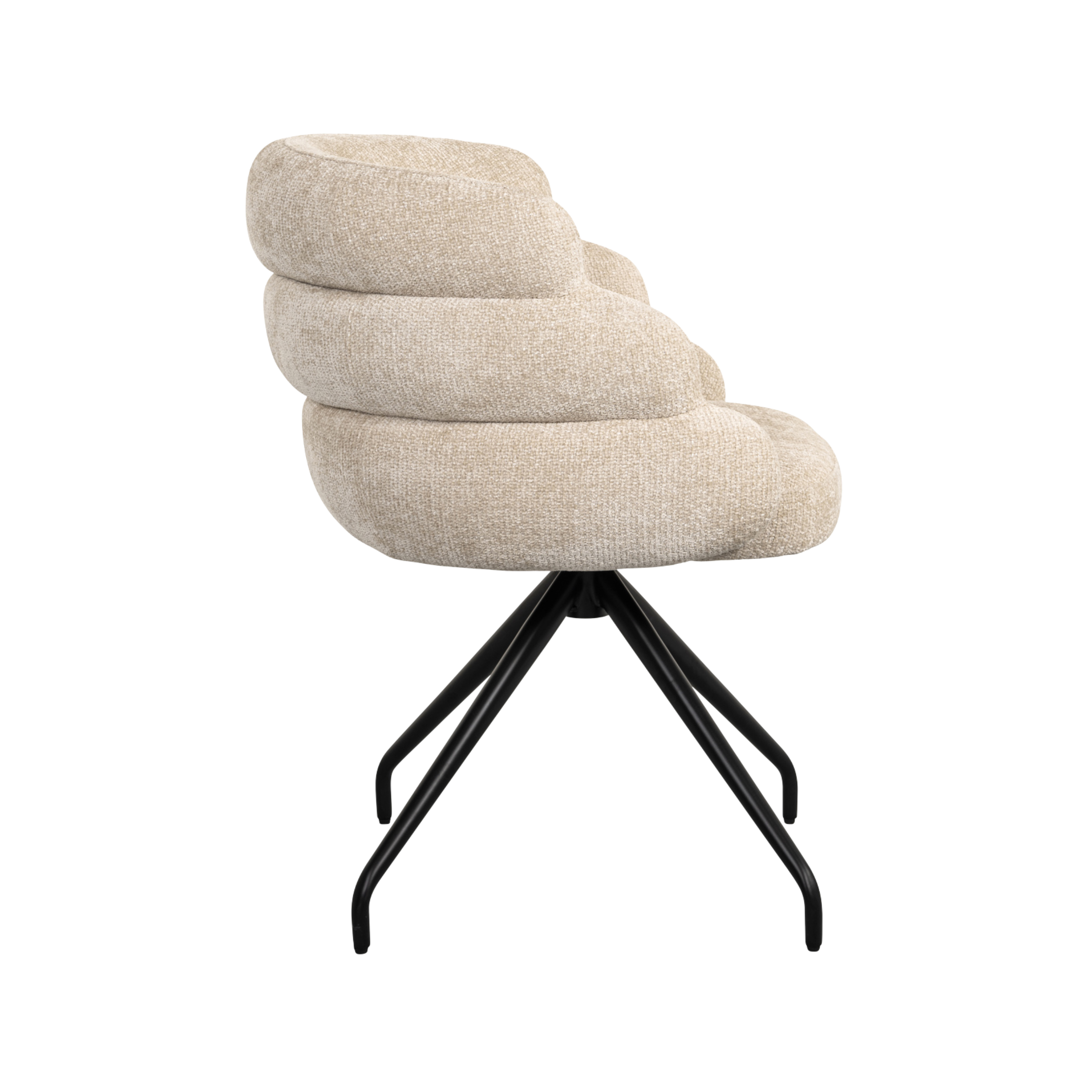 Draaistoel Kayla - cream