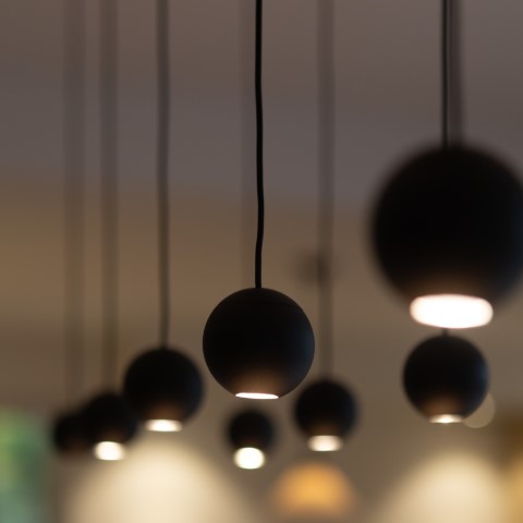 Hanglamp 9 balls