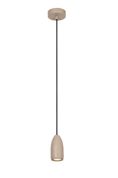 Hanglamp Evora met één pendel - taupe