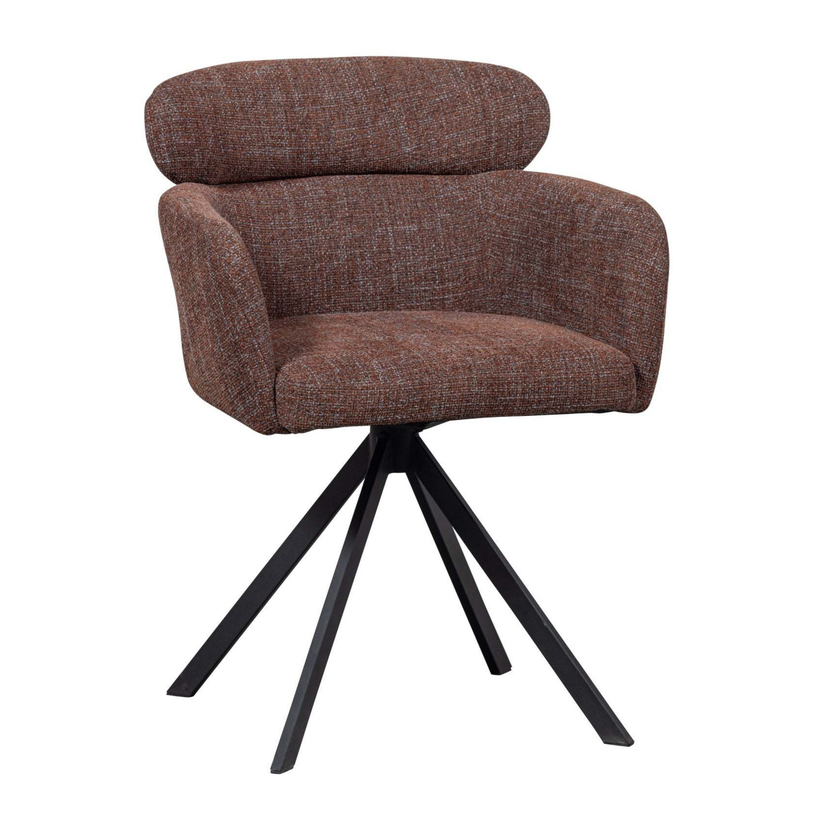 Draaibare kupstoel Fenne - Chestnut bruin