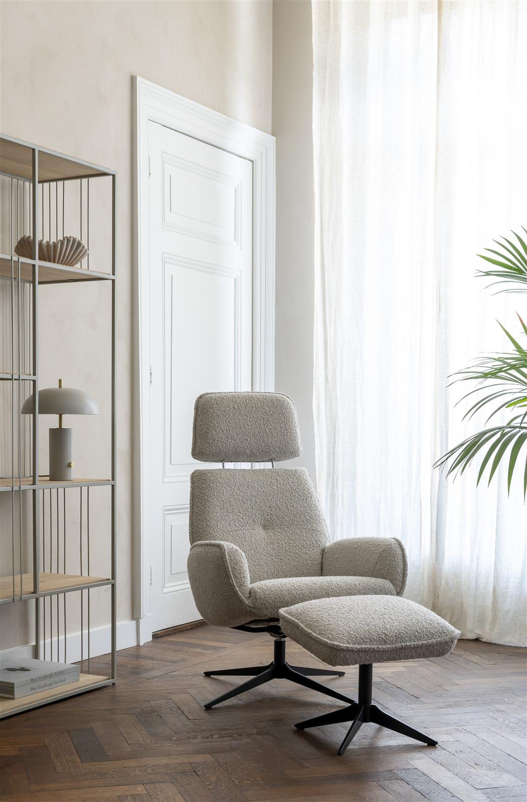 Relaxfauteuil Bobbio - Crème ecru