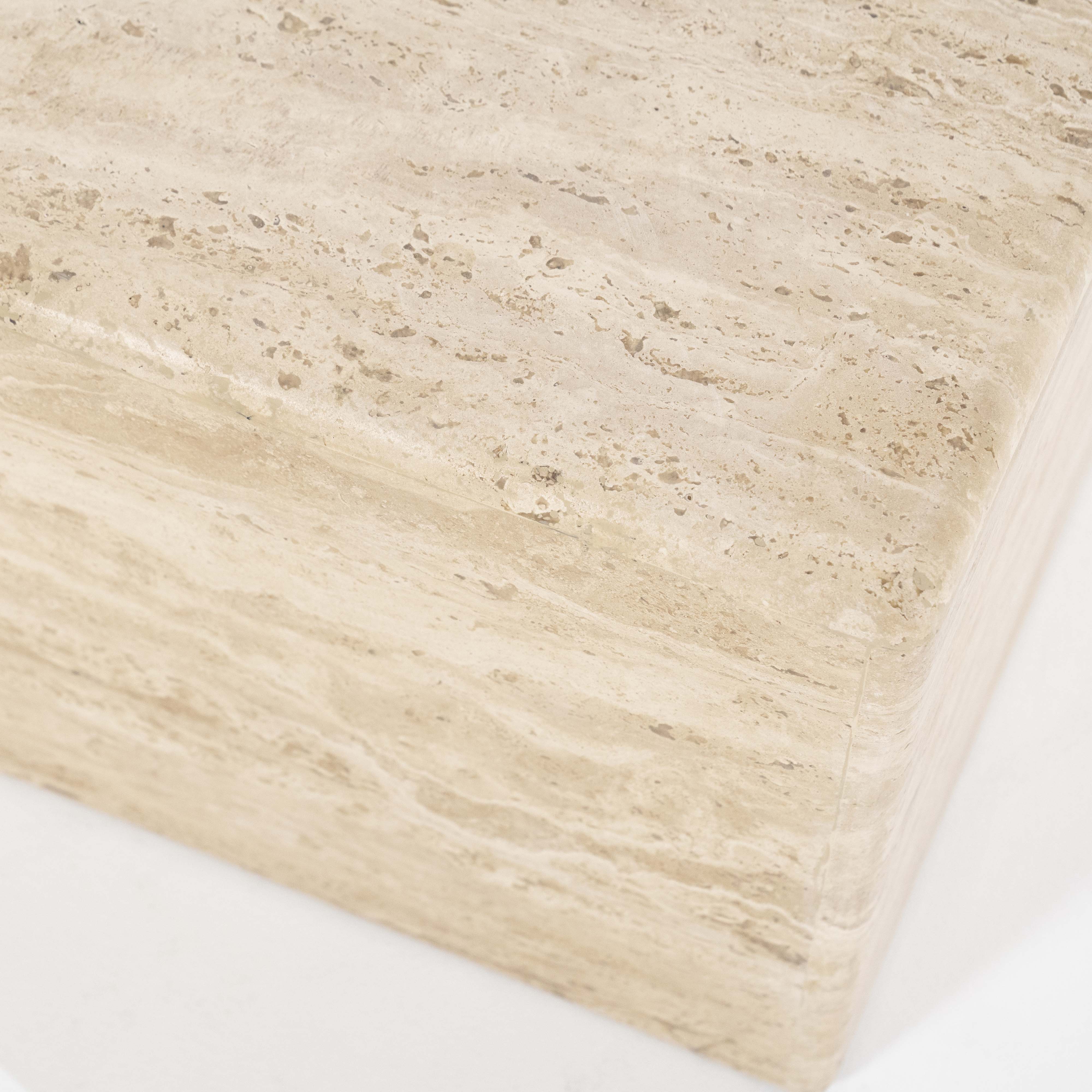 Salontafel 60x35x60cm - travertin