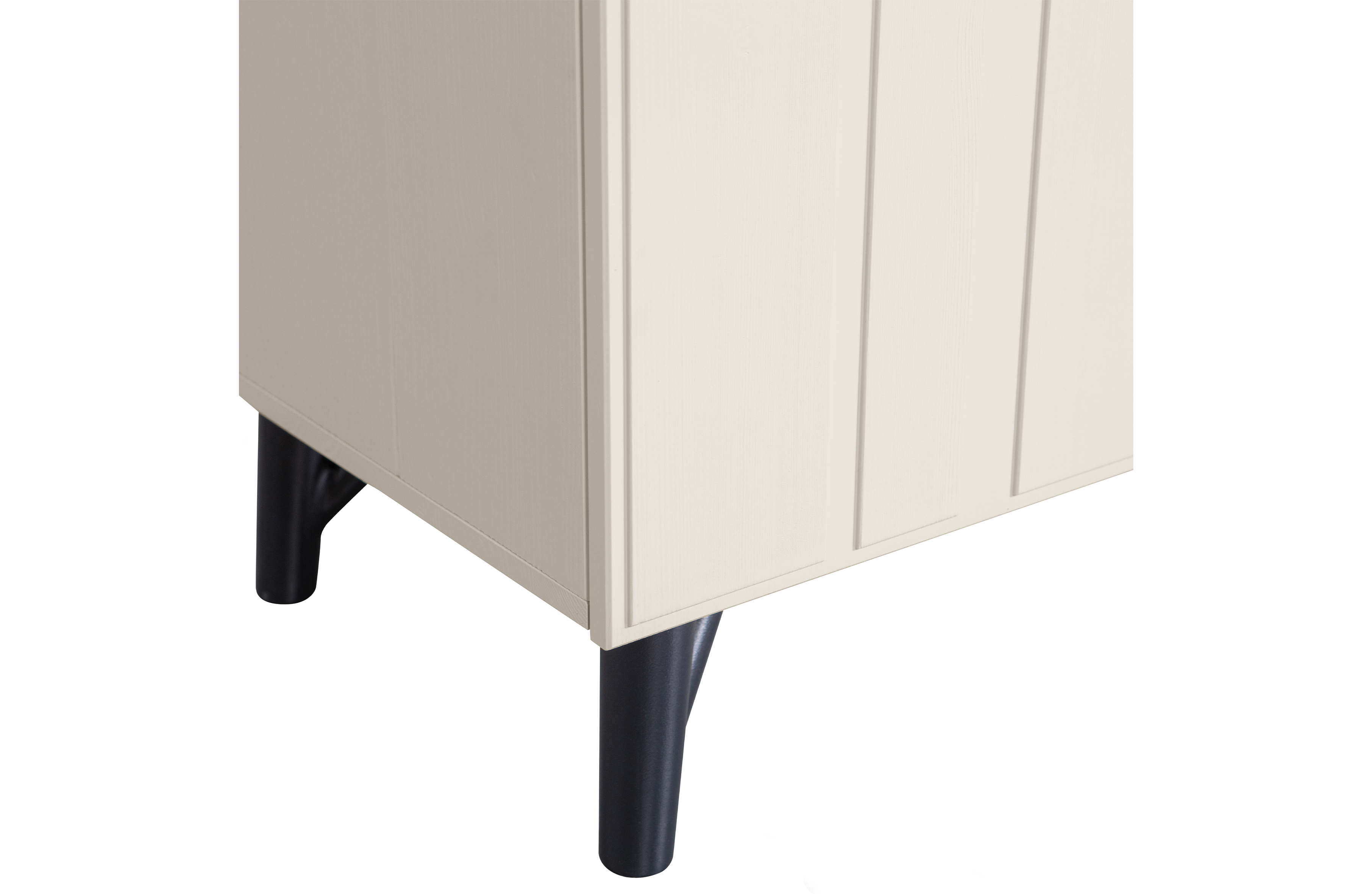 Tv-meubel Miller met 4 deuren - wit