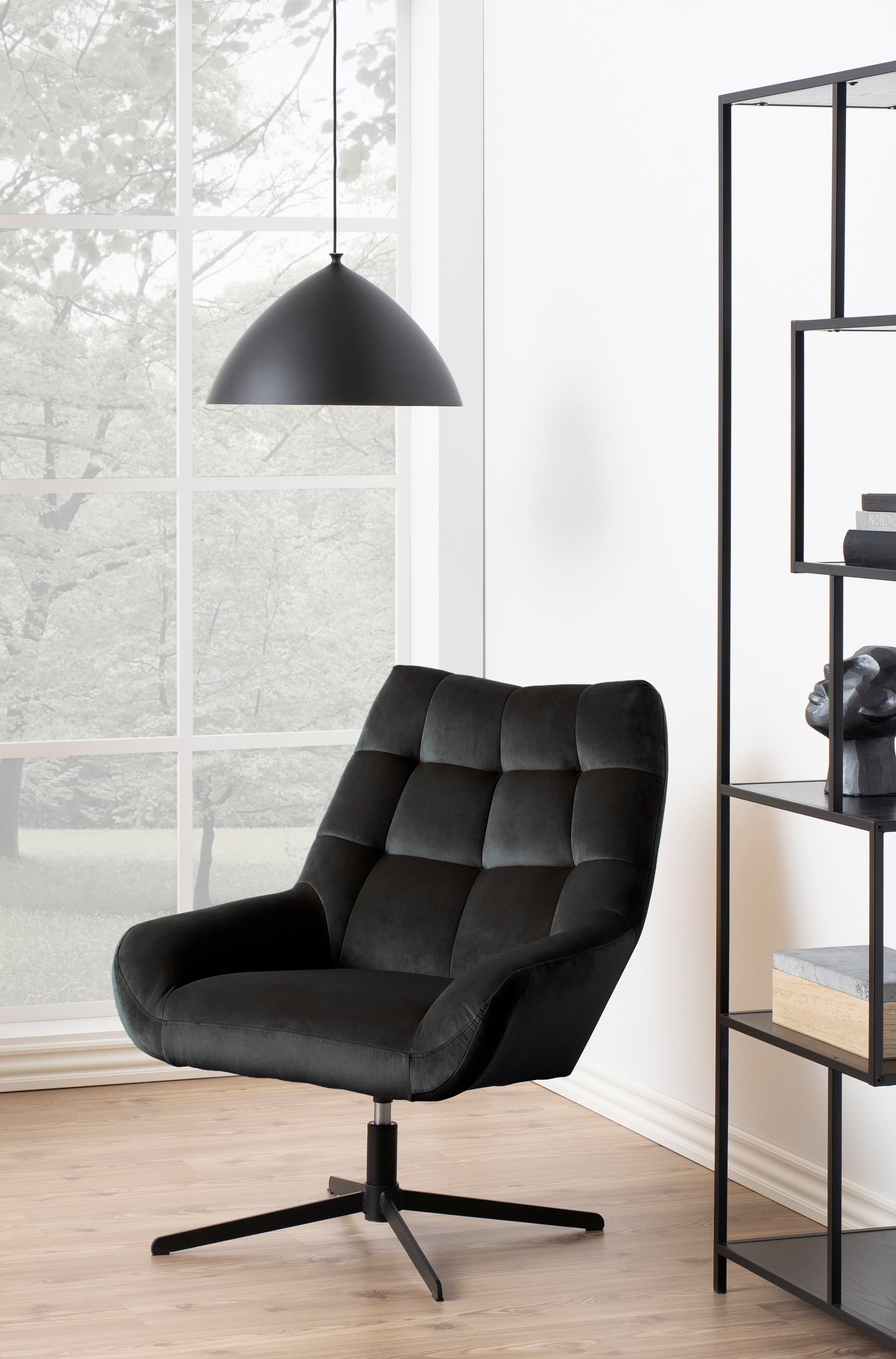 Draaifauteuil - donkergrijs