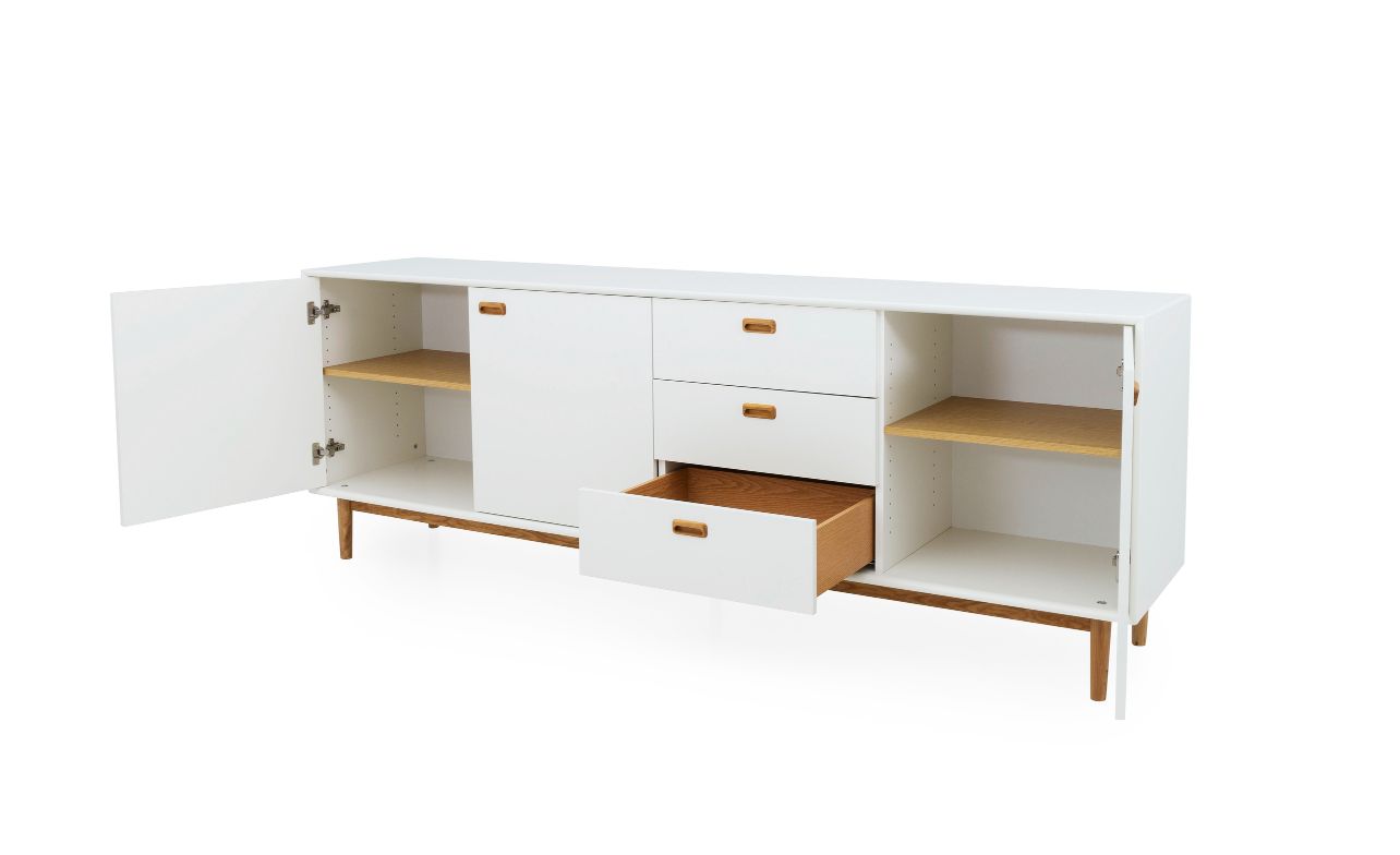 Dressoir Svea 225cm 3 deuren, 3 laden