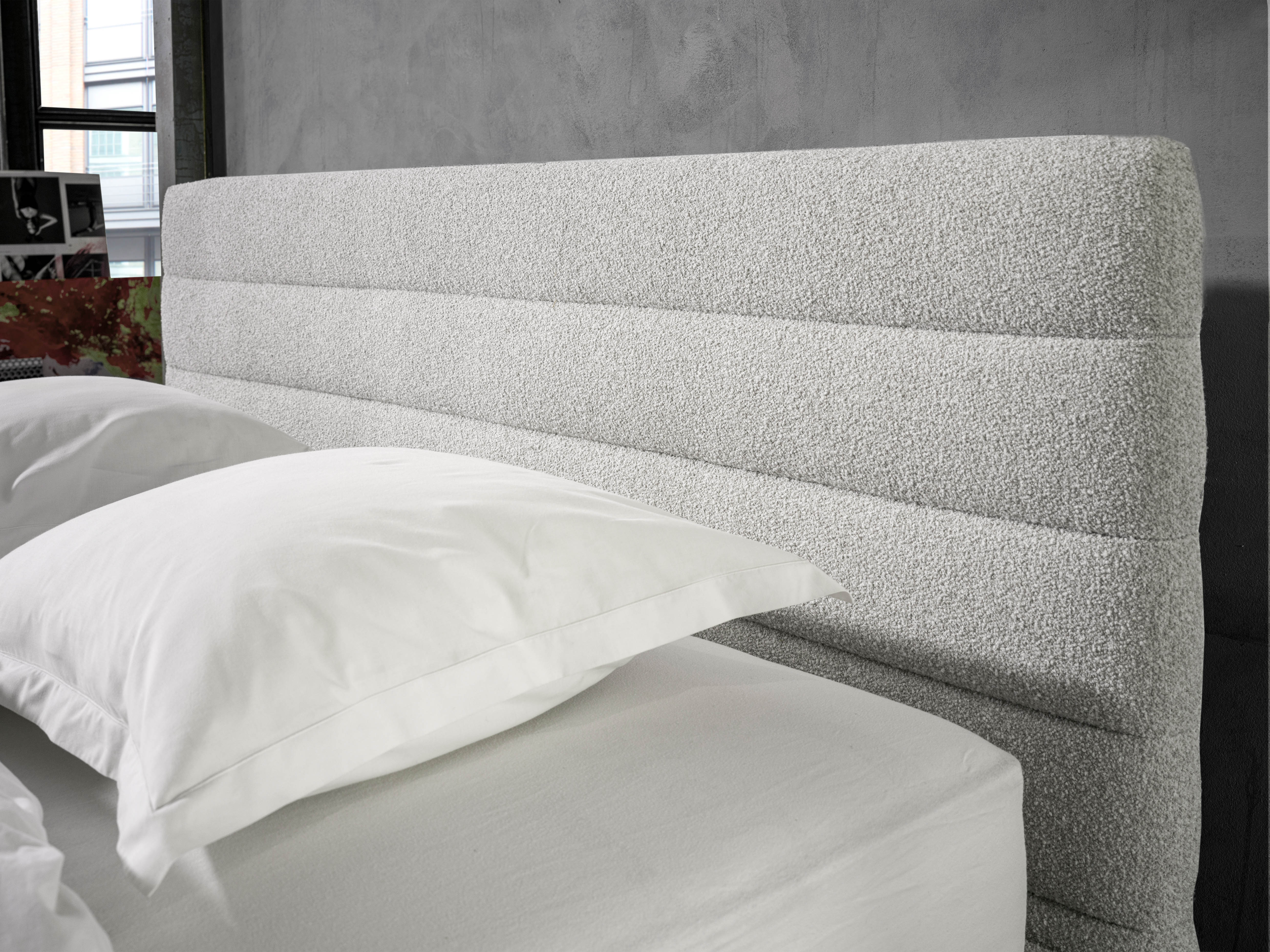 Elektrische boxspring 160x200cm (excl. matras) - grijs
