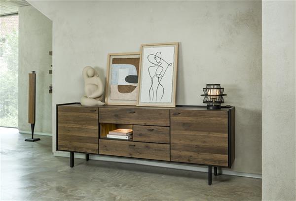 Dressoir Fresno - 2 deuren - 3 laden