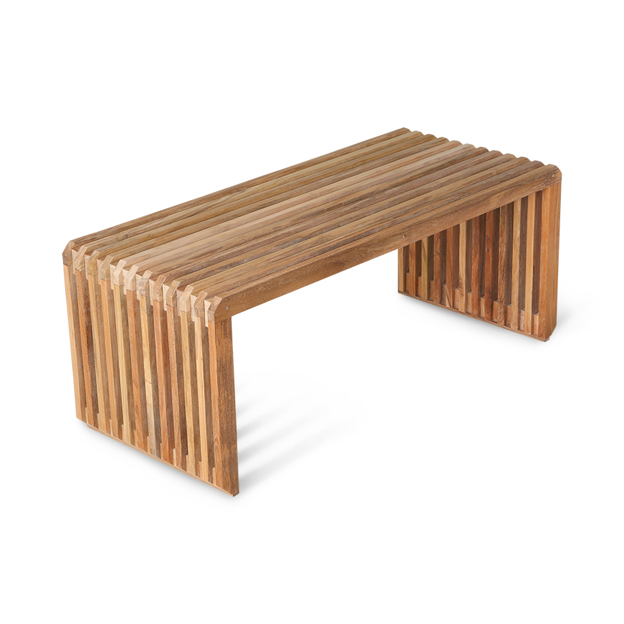 Zitbank/tafel - natural hout