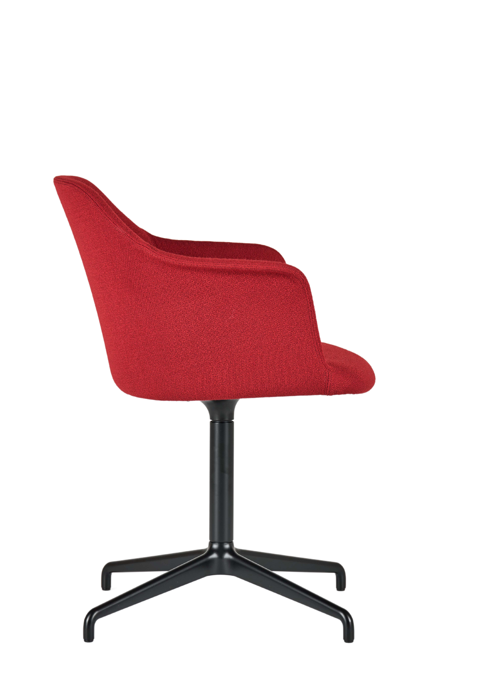 Draaibare armstoel Rely HW40 - rood