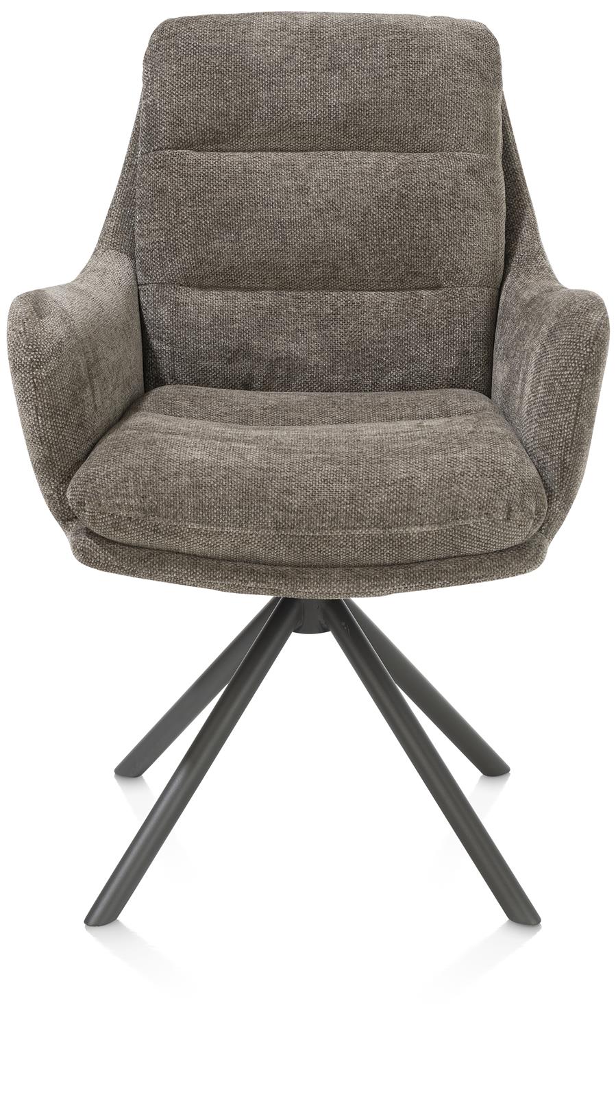 Draaibare kuipstoel Mia - bruin