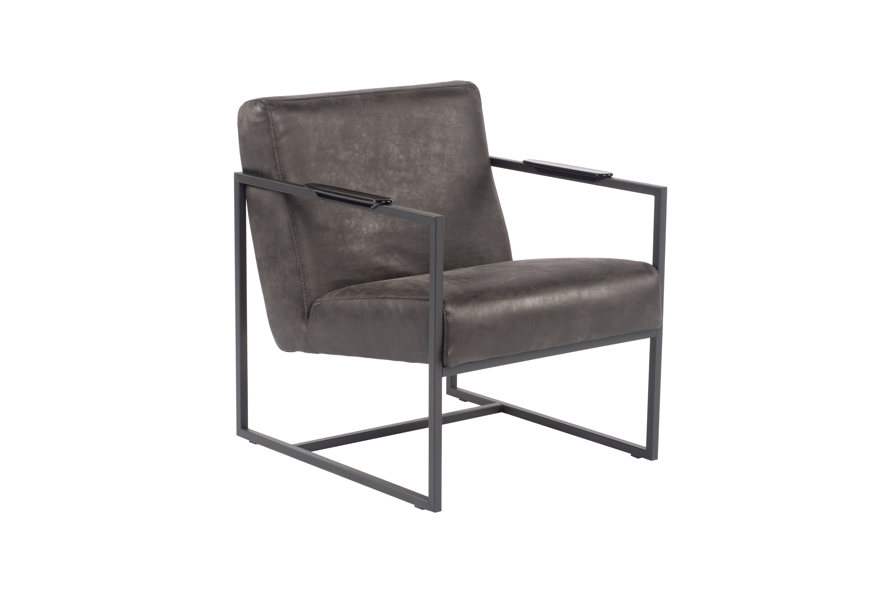 Fauteuil in Testa Di Moro leder