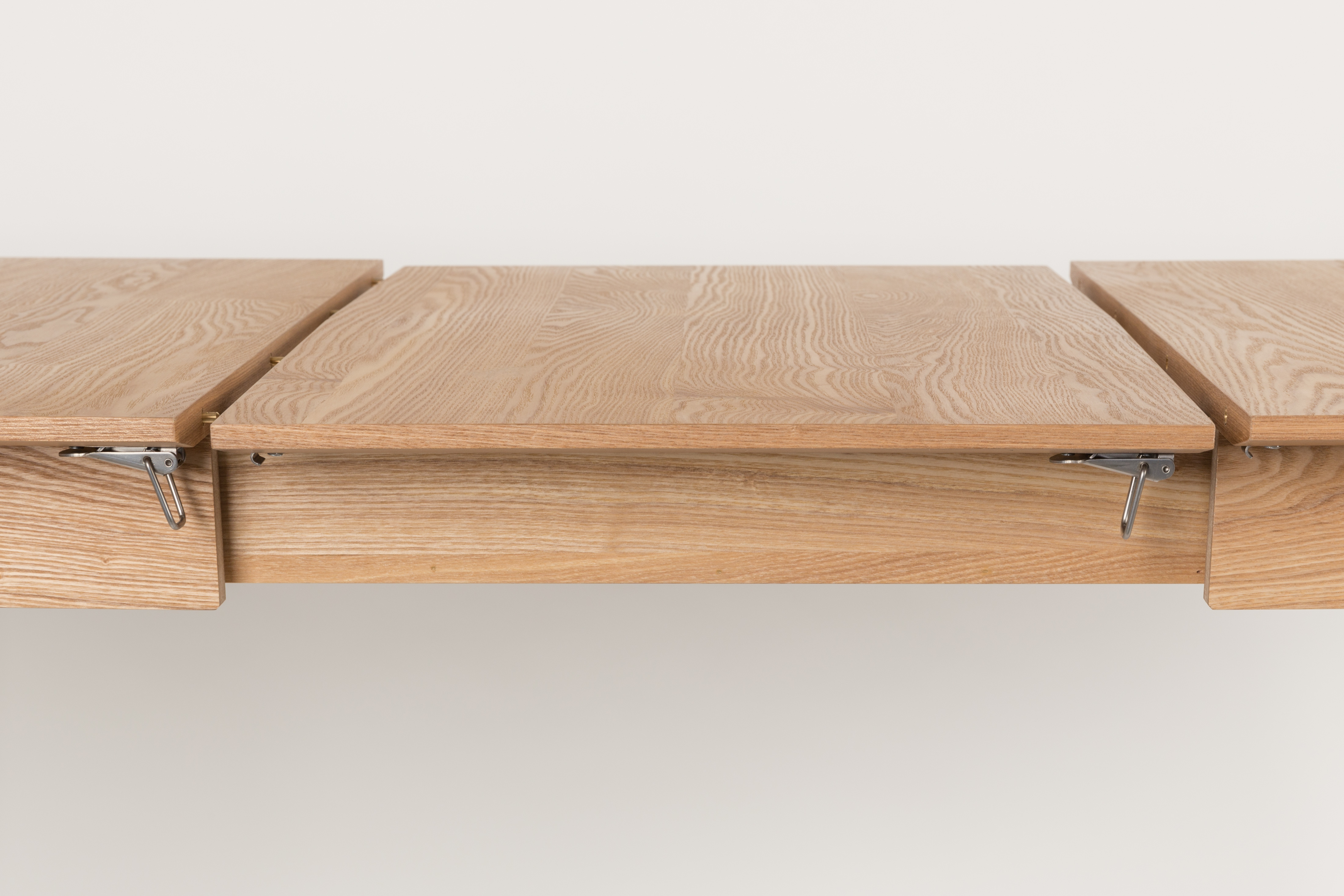 Uitschuifbare eettafel Glimps 120/162x80cm - natuur hout