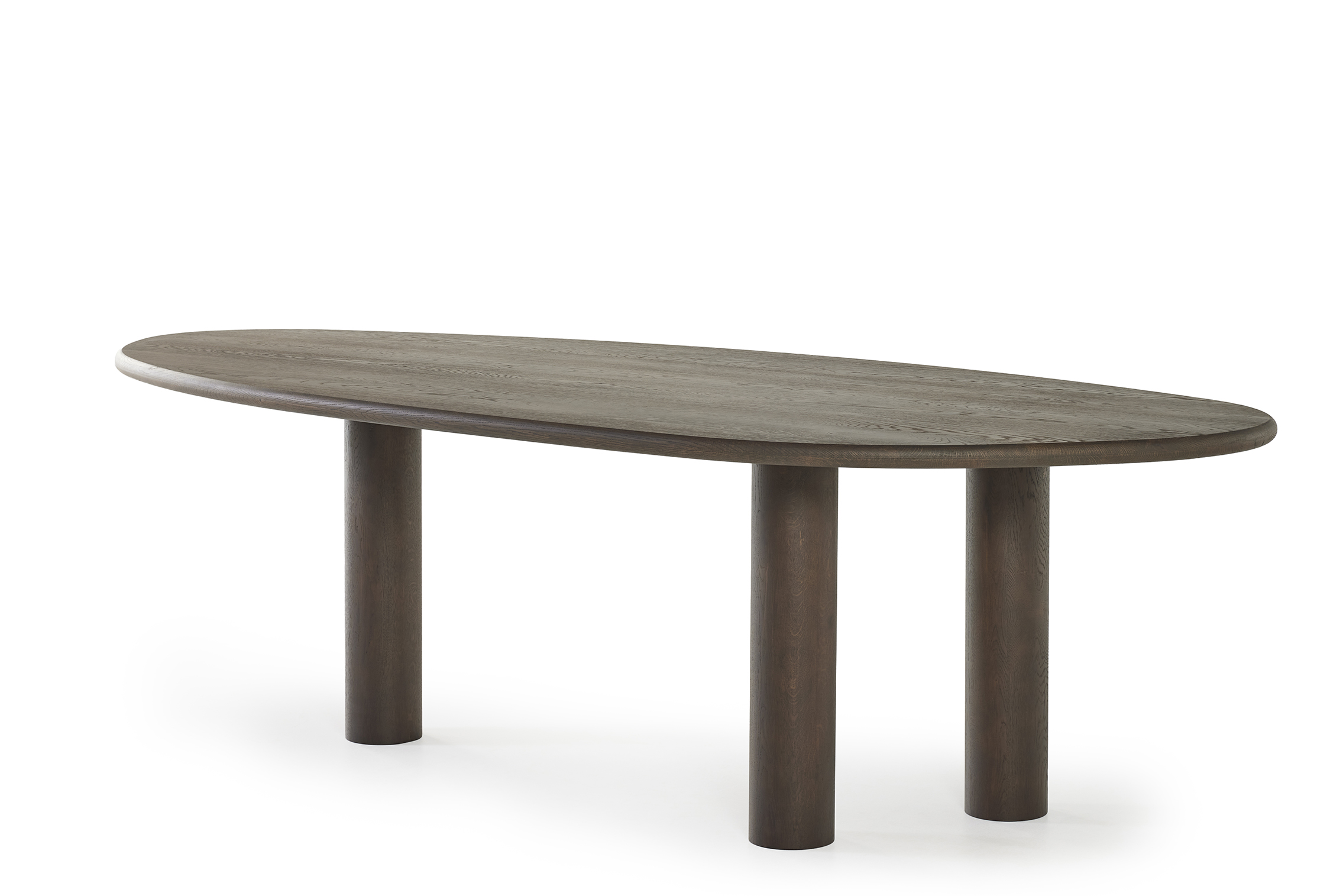Eettafel met 3 poten - leaf/donkerbruin