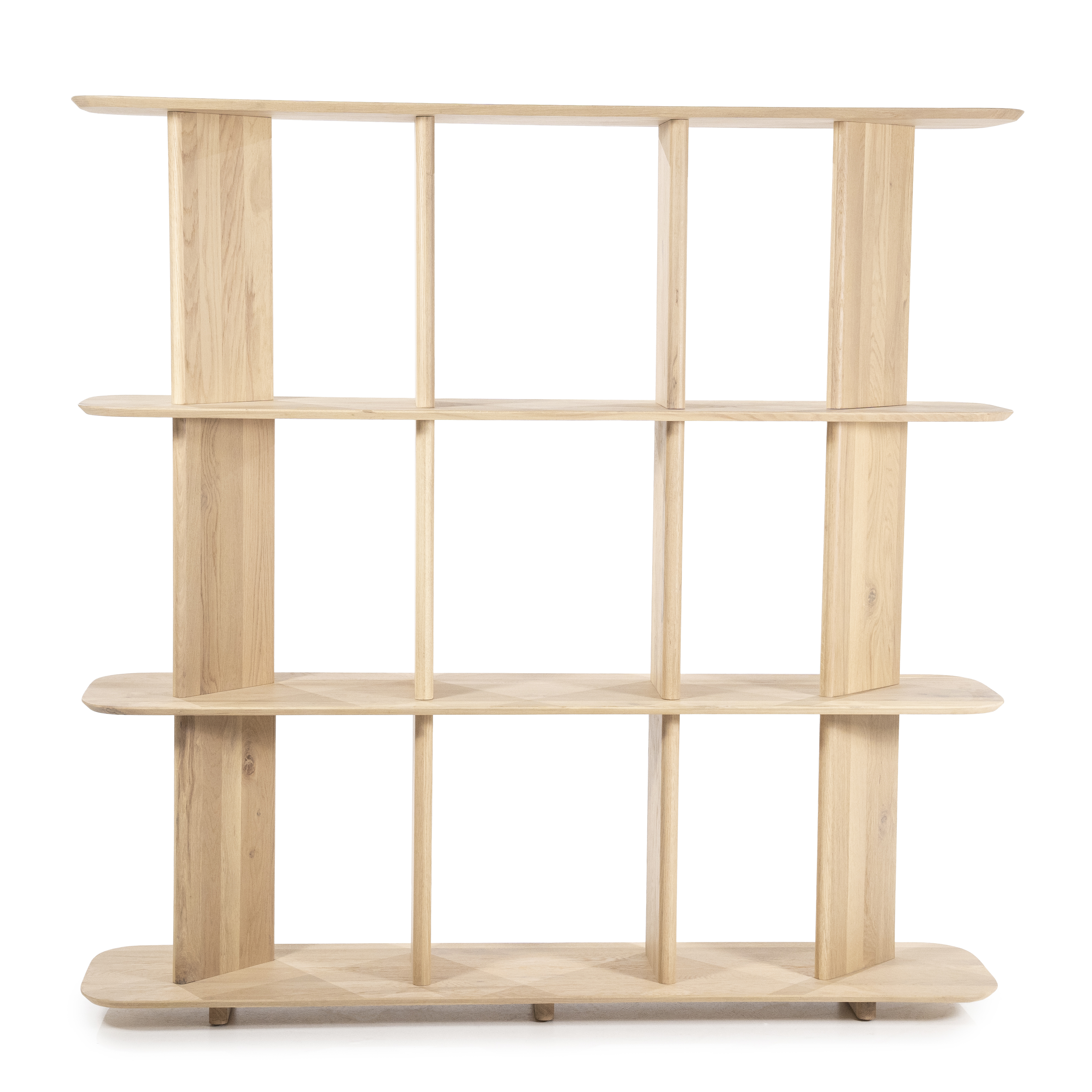 Wandkast/boekenkast - eik naturel