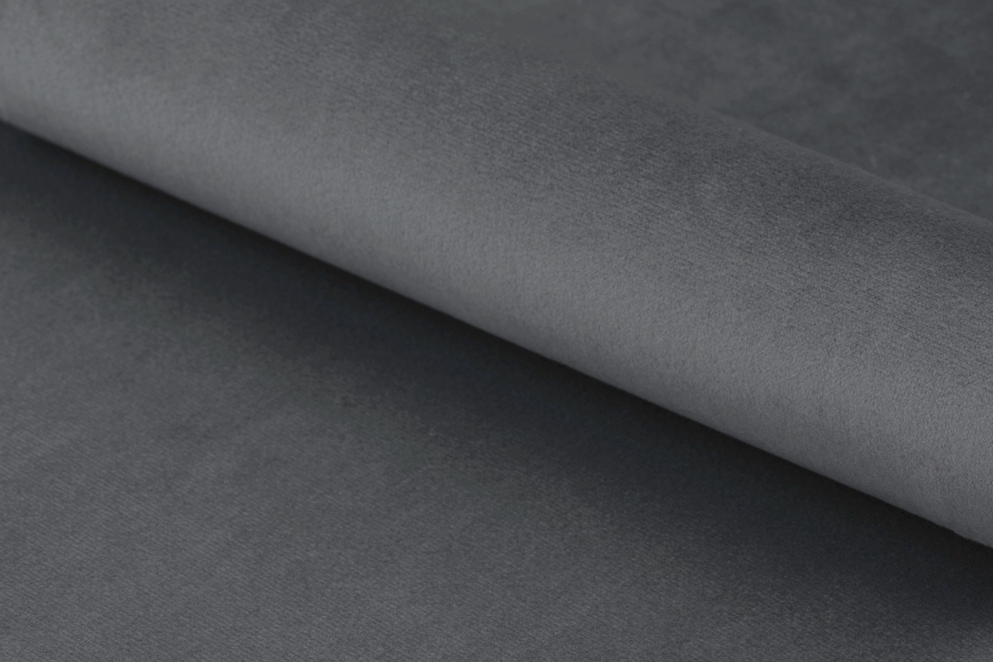 Fauteuil in fluweel - donkergrijs
