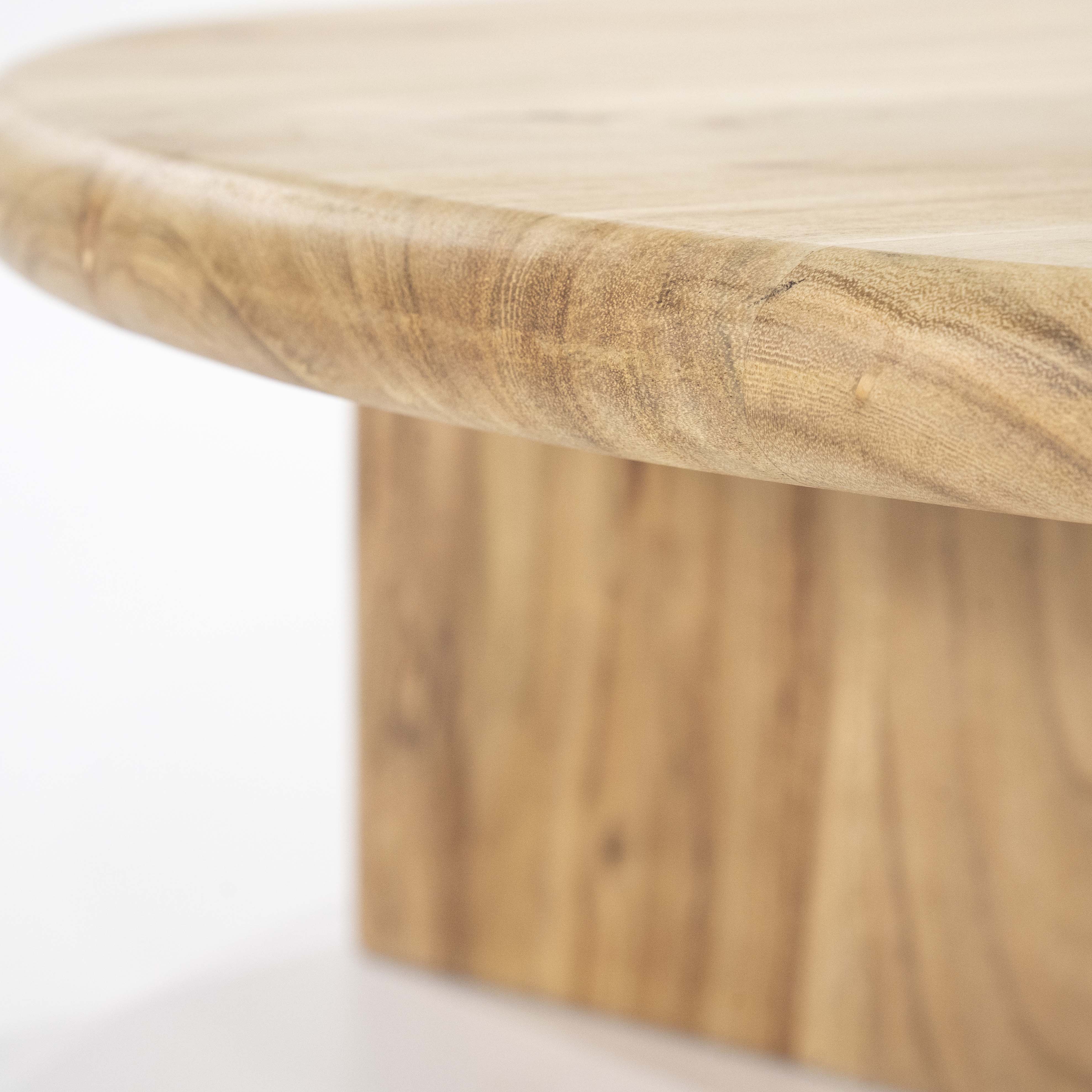 Salontafel diam.80cm - natural