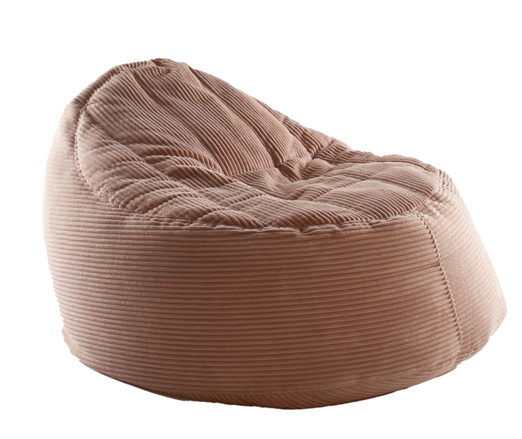 Zitzak in ribfluweel - roze