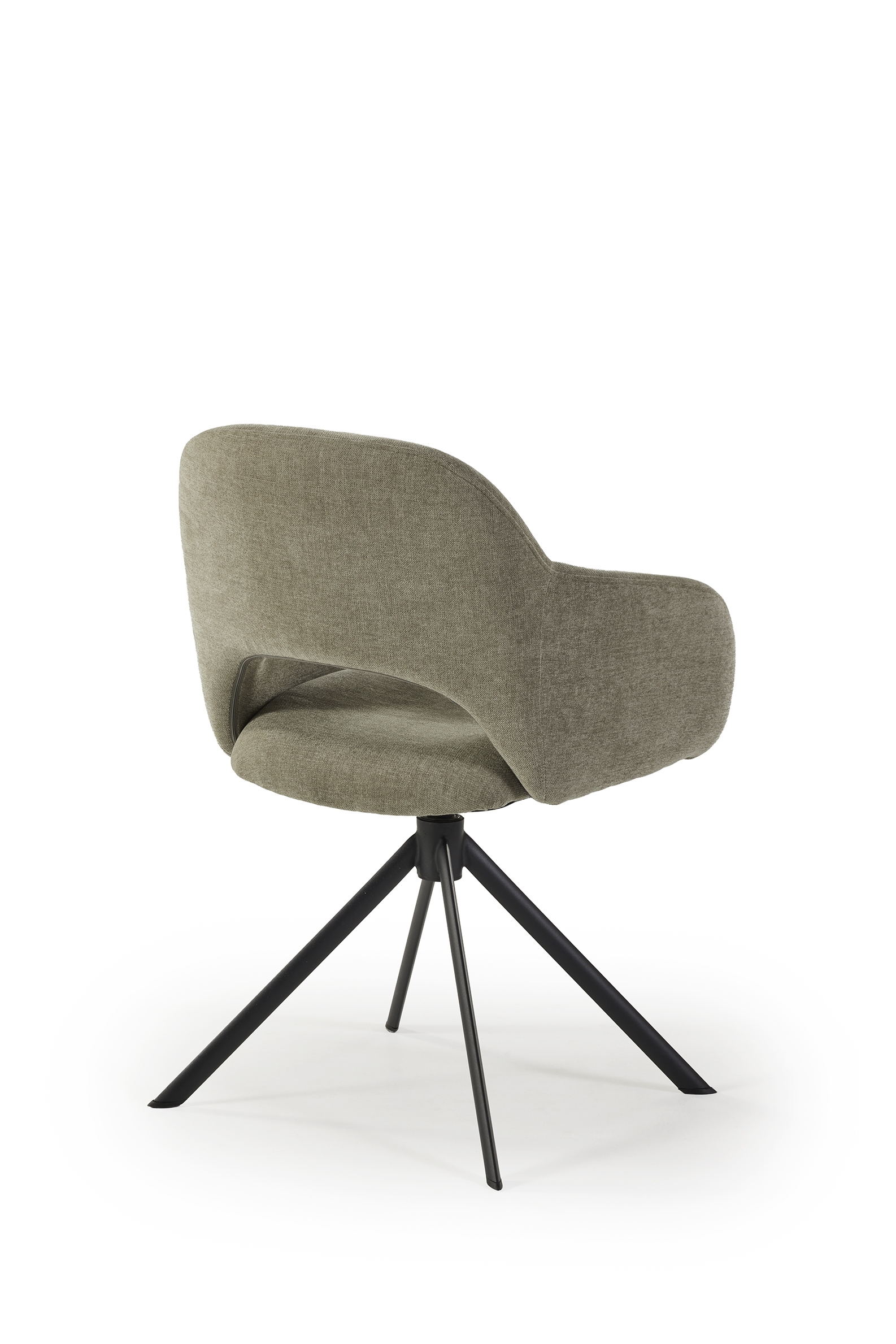 Draaibare kuipstoel met open rug - Guard eucalyptus