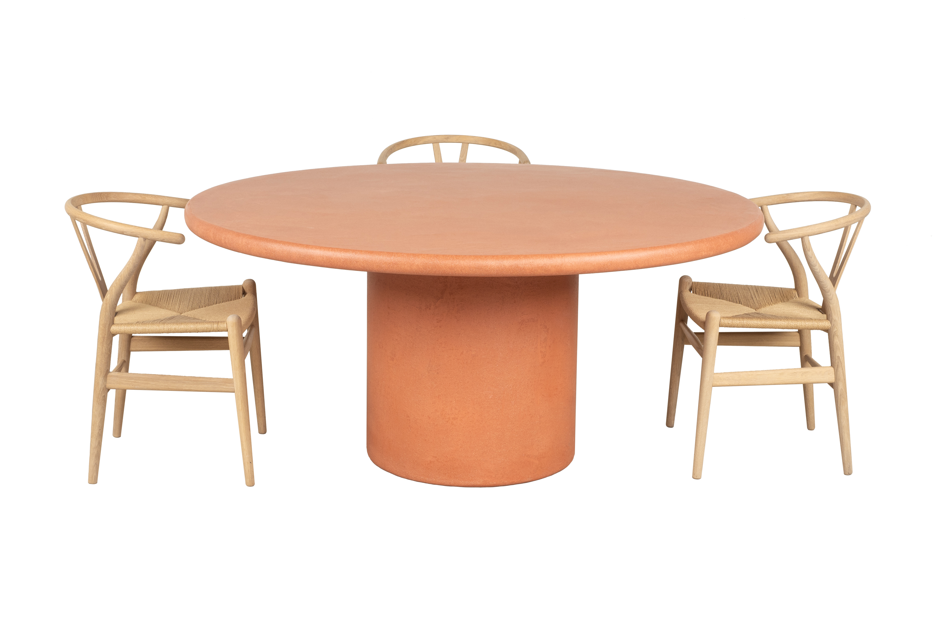 Ronde tafel Mortex/Mediterrano - roze