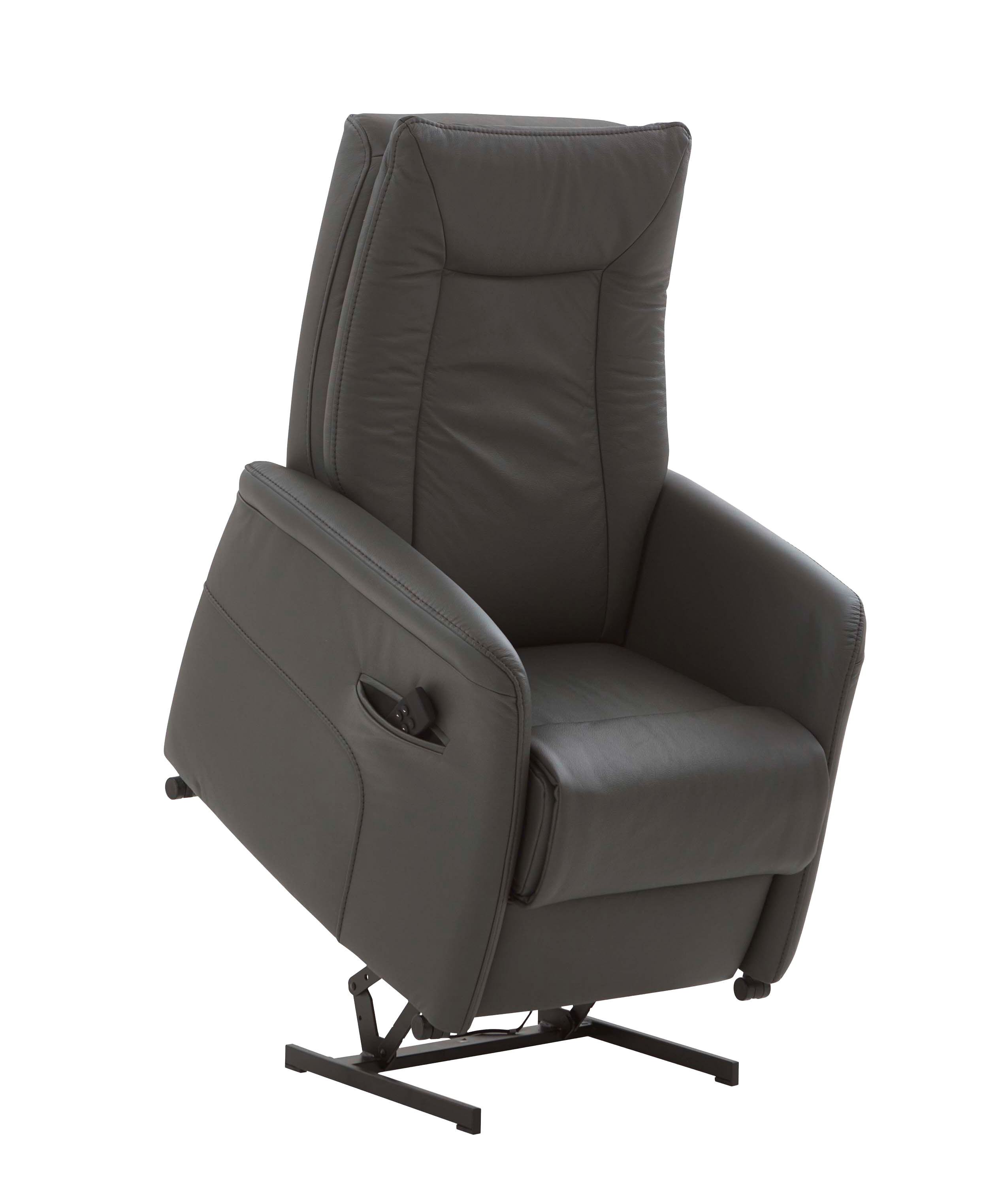 Elektrische relaxzetel met uitstaphulp - antraciet