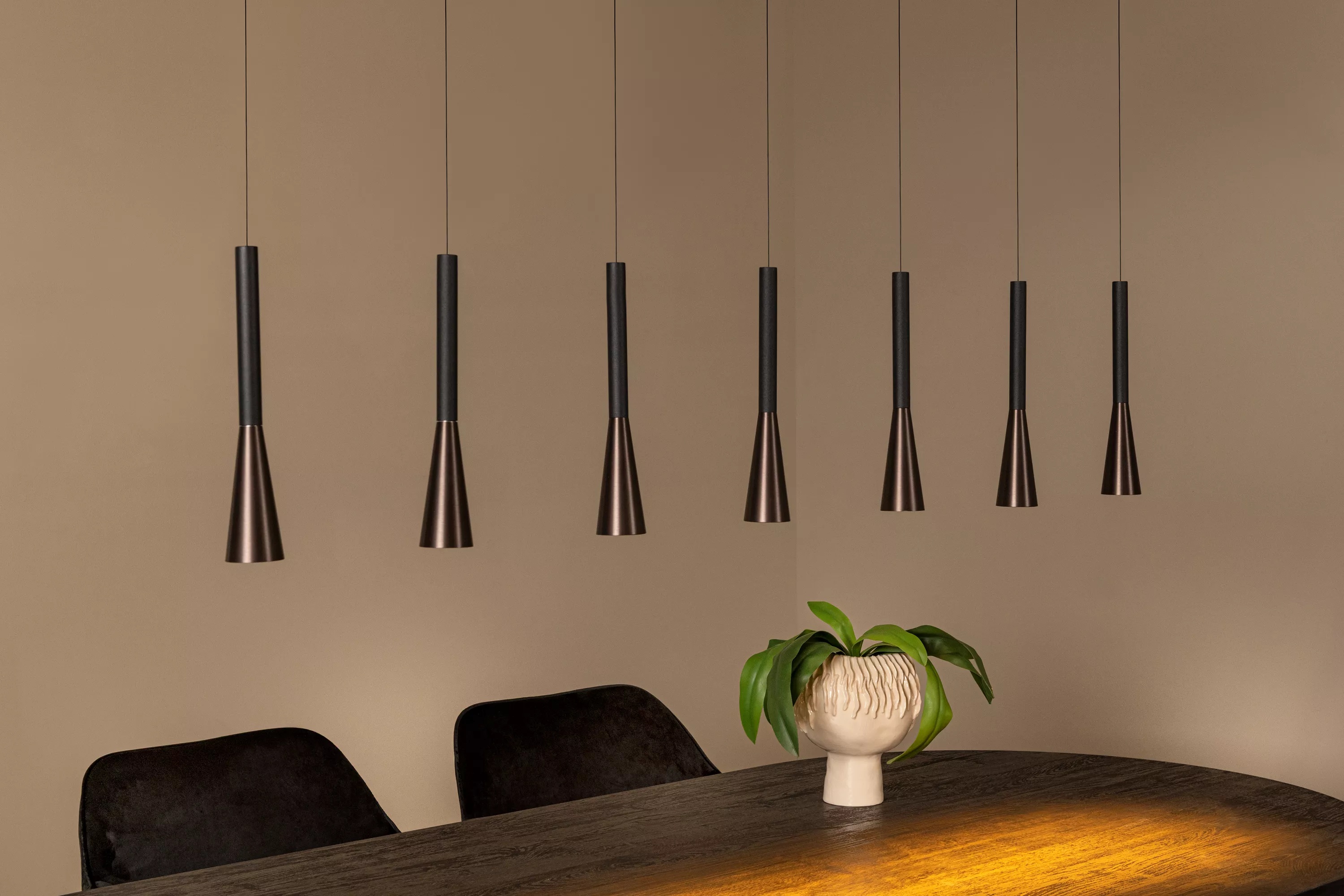 Hanglamp Joakim (7x6,2W - incl. lichtbronnen) - coffee