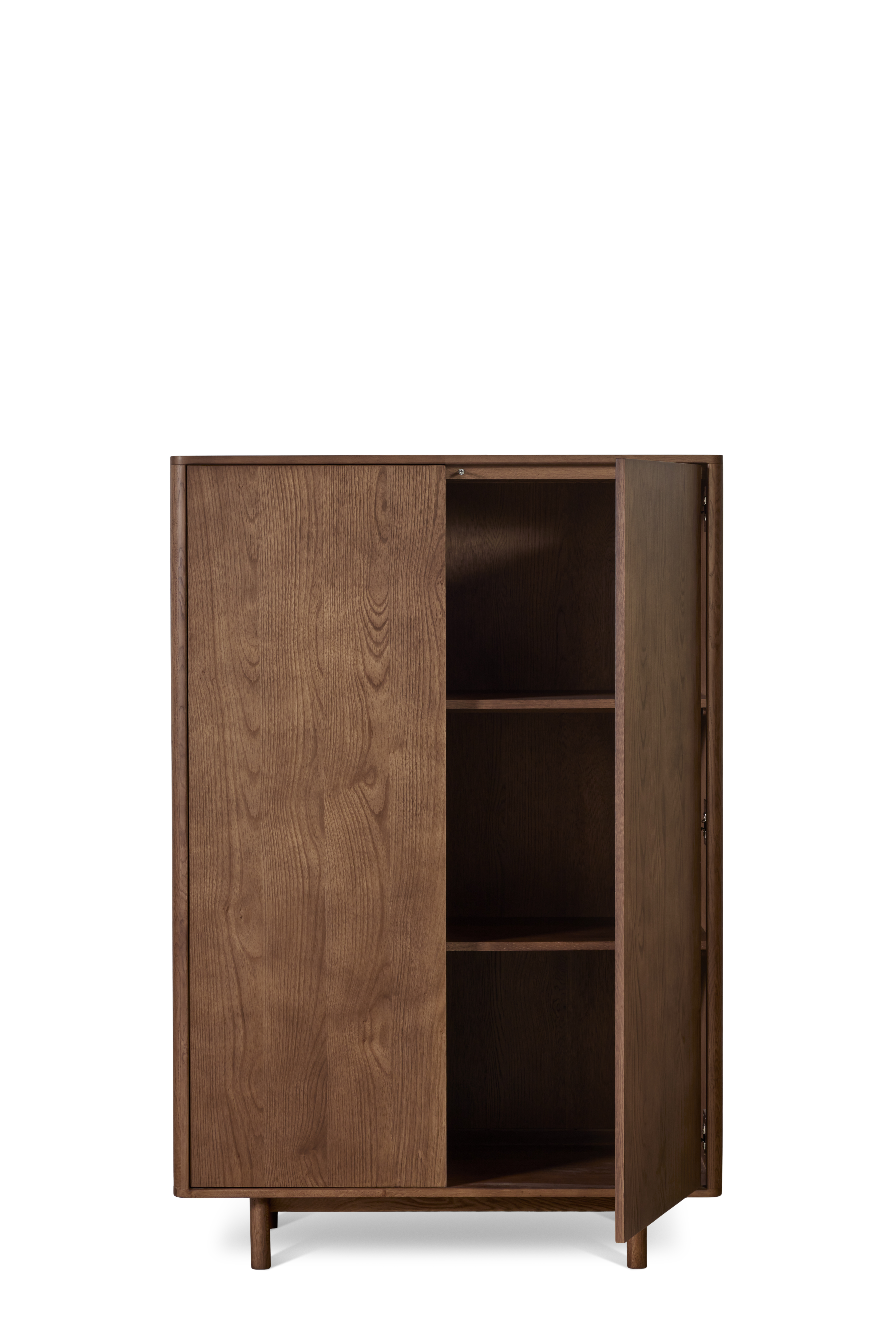 Barkast B110cm - eik/donkerbruin