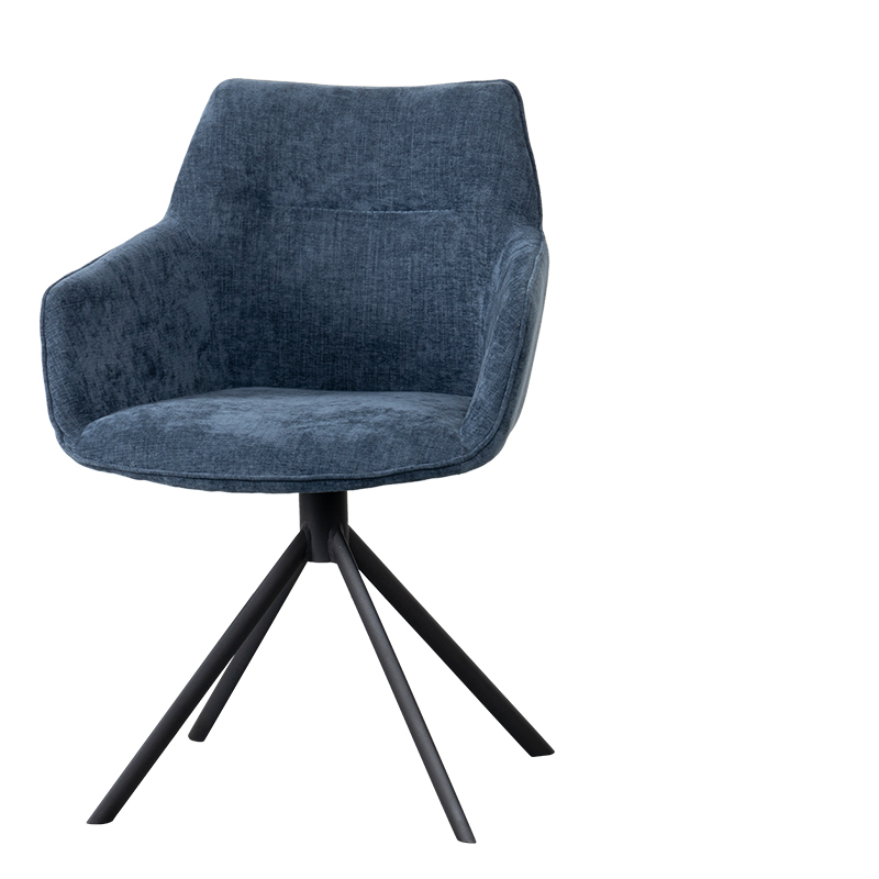 Draaibare stoel - blauw