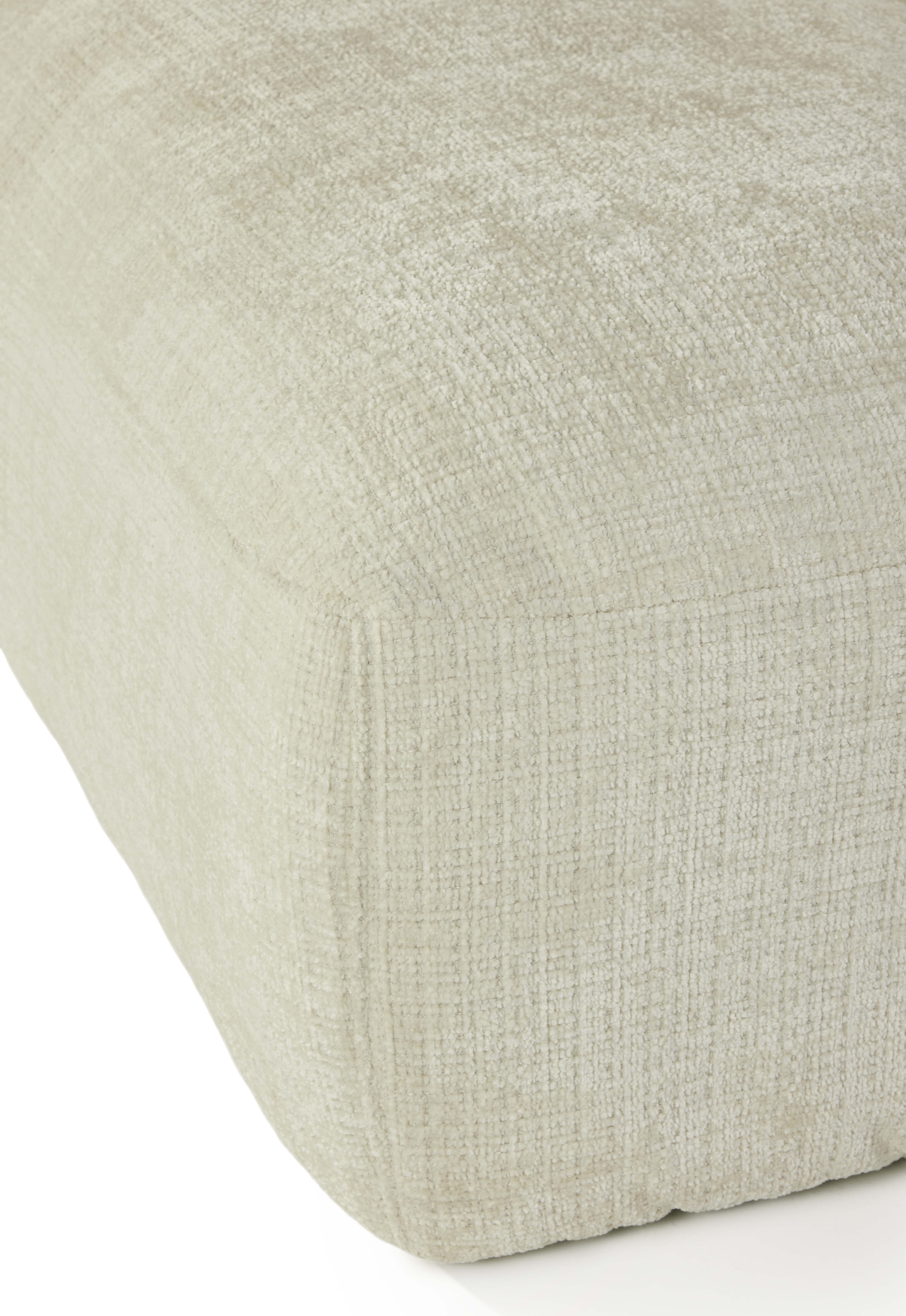 Hoeksalon met longchair (rechts) - Cremona creme