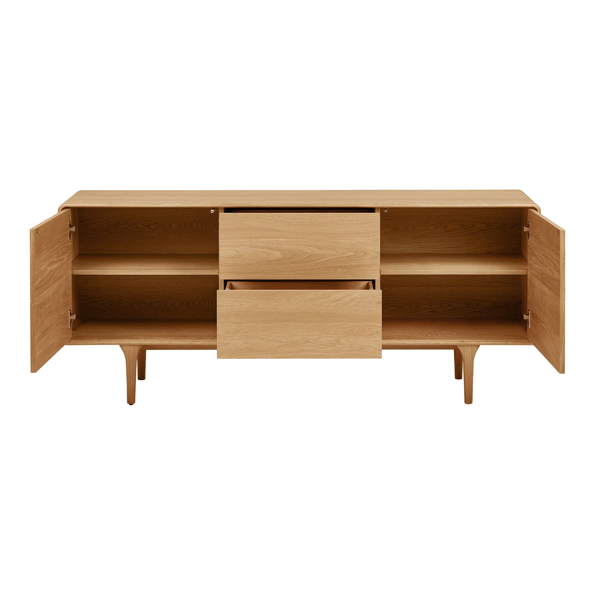 Dressoir 2 deuren 2 laden - eik
