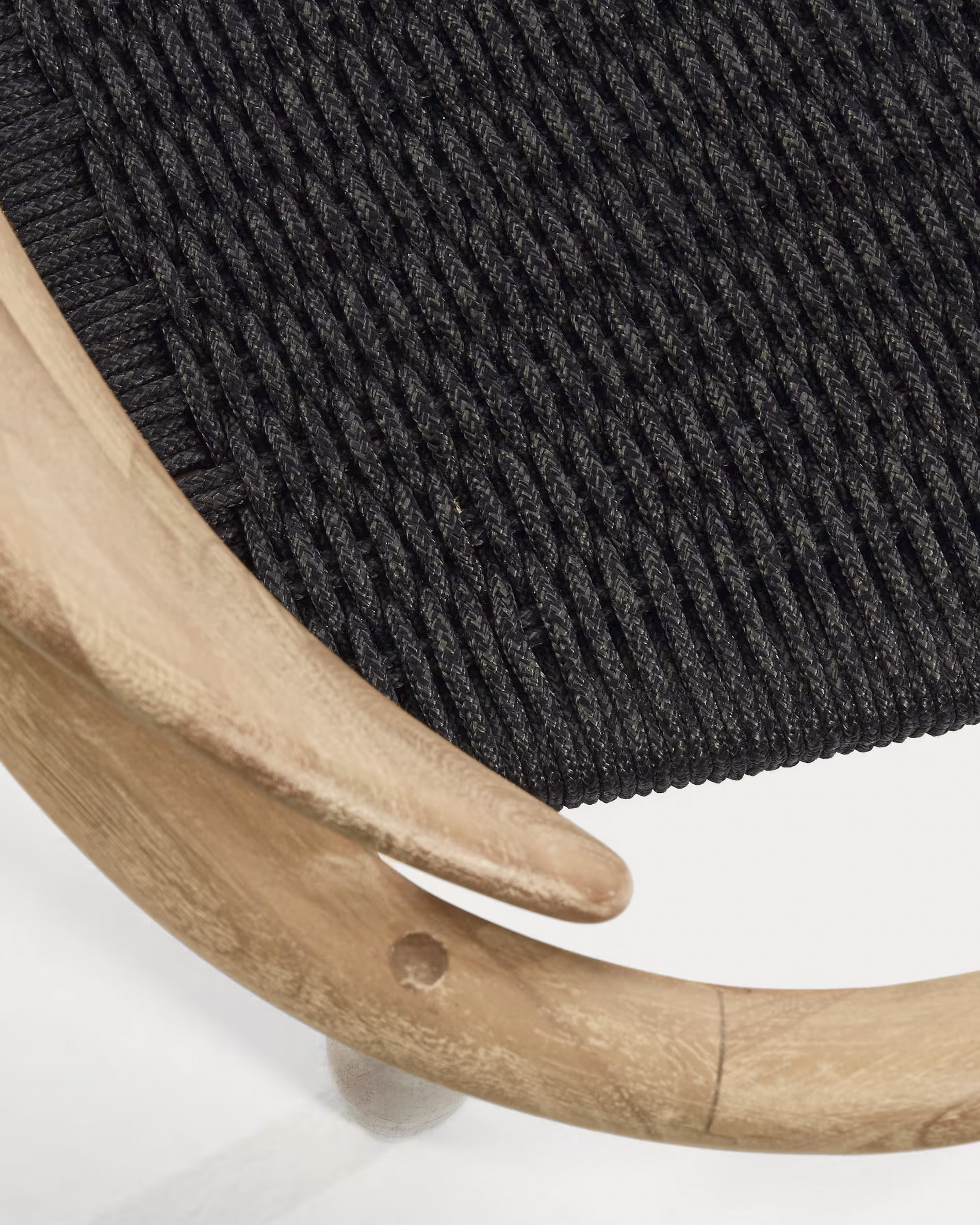 Houten armstoel stapelbaar - natuur acacia