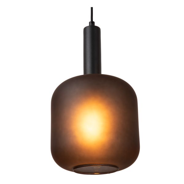 Hanglamp Eloise met zeven pendels - zwart