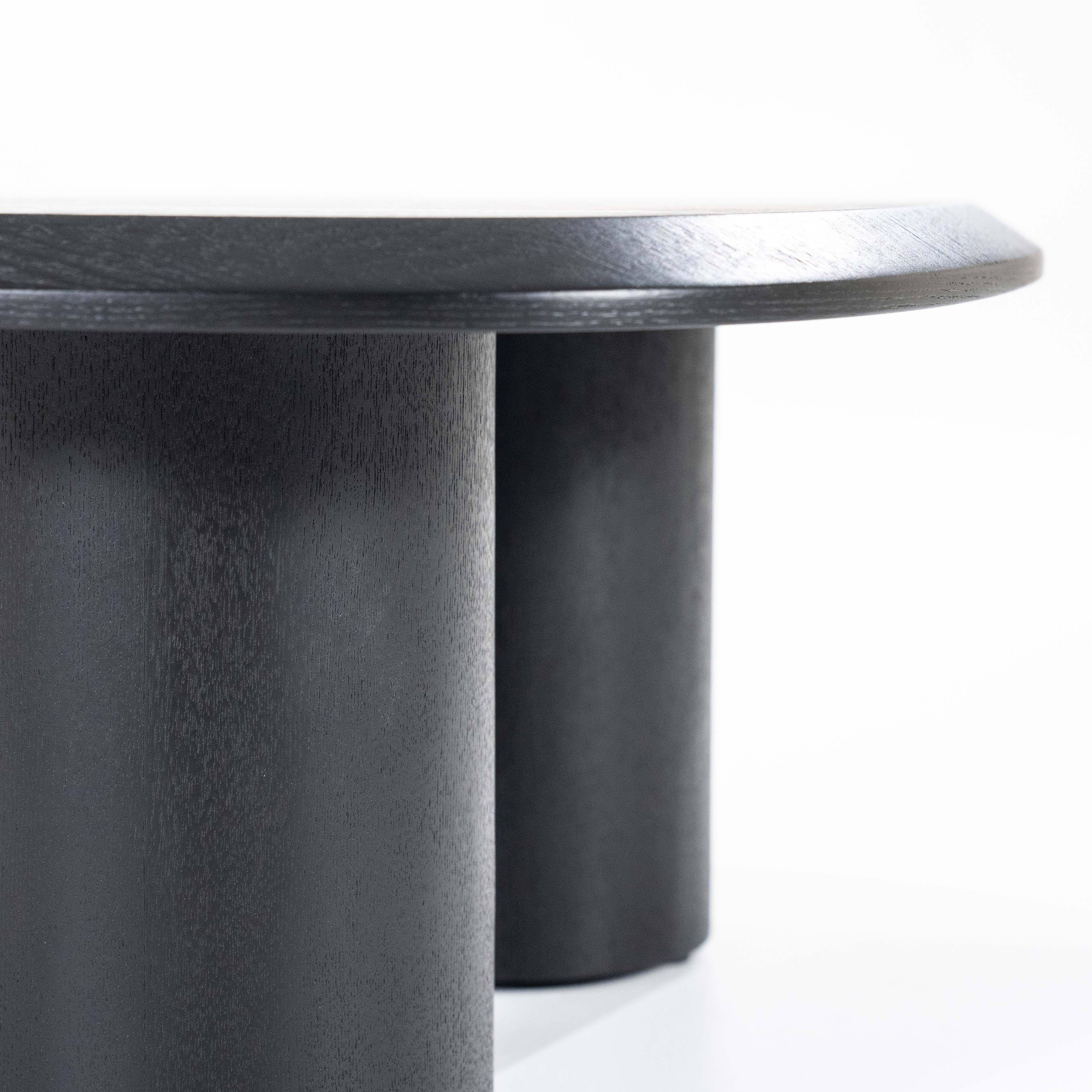 Organische salontafel 96x78cm - zwart