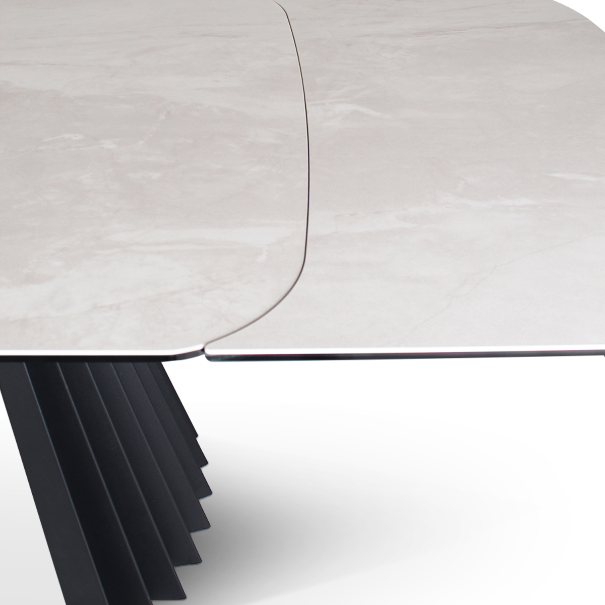 Uitschuifbare eettafel keramiek 200/300x98cm - beige