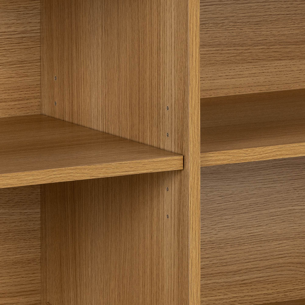 Dressoir met 2 schuifdeuren – fineer eiken
