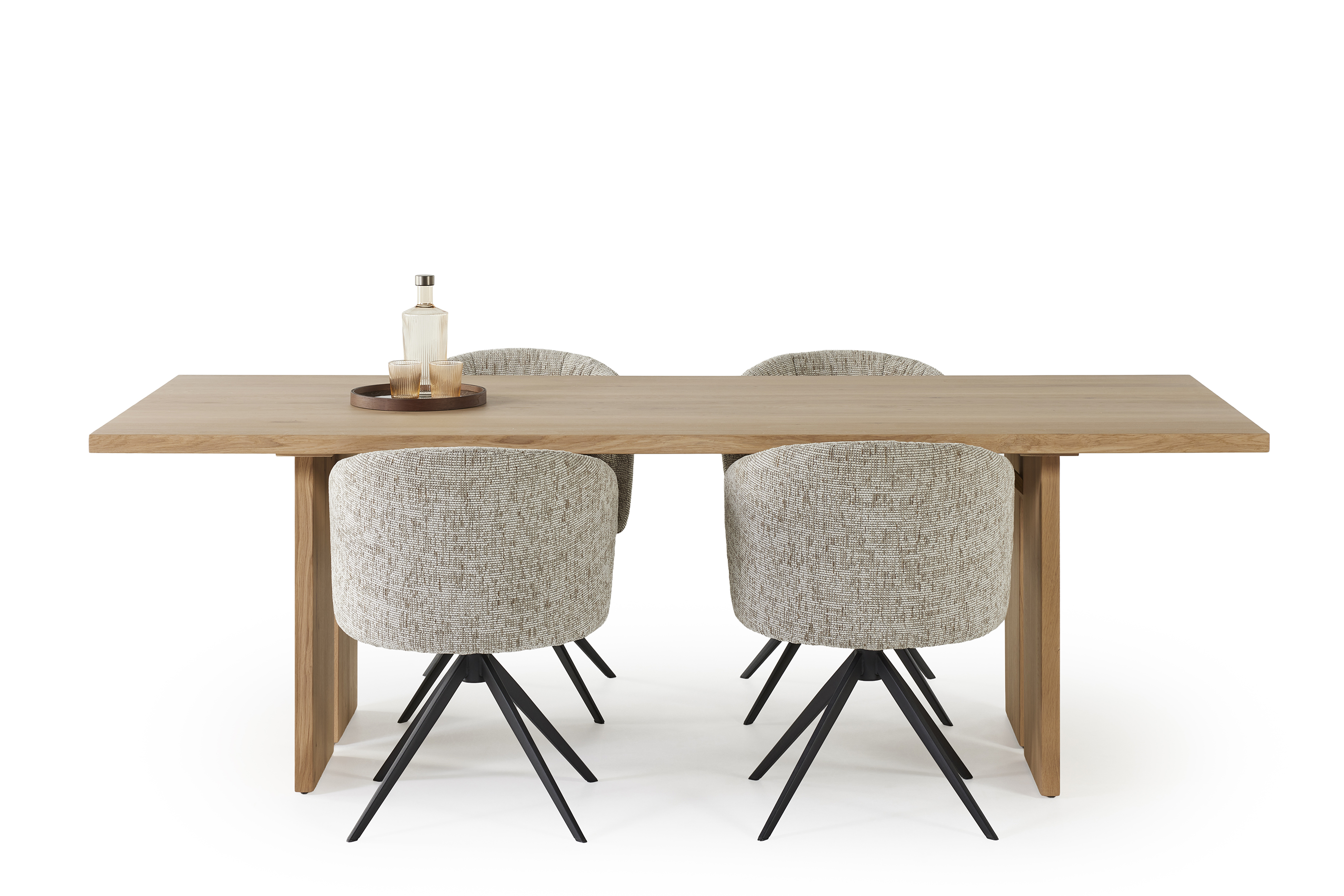 Eettafel 240x100cm - eik