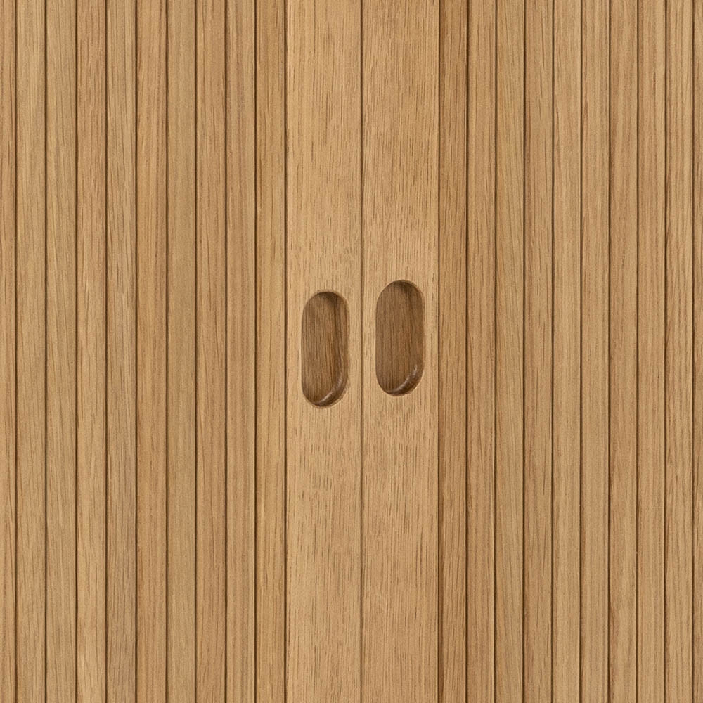 Dressoir met 2 schuifdeuren – fineer eiken