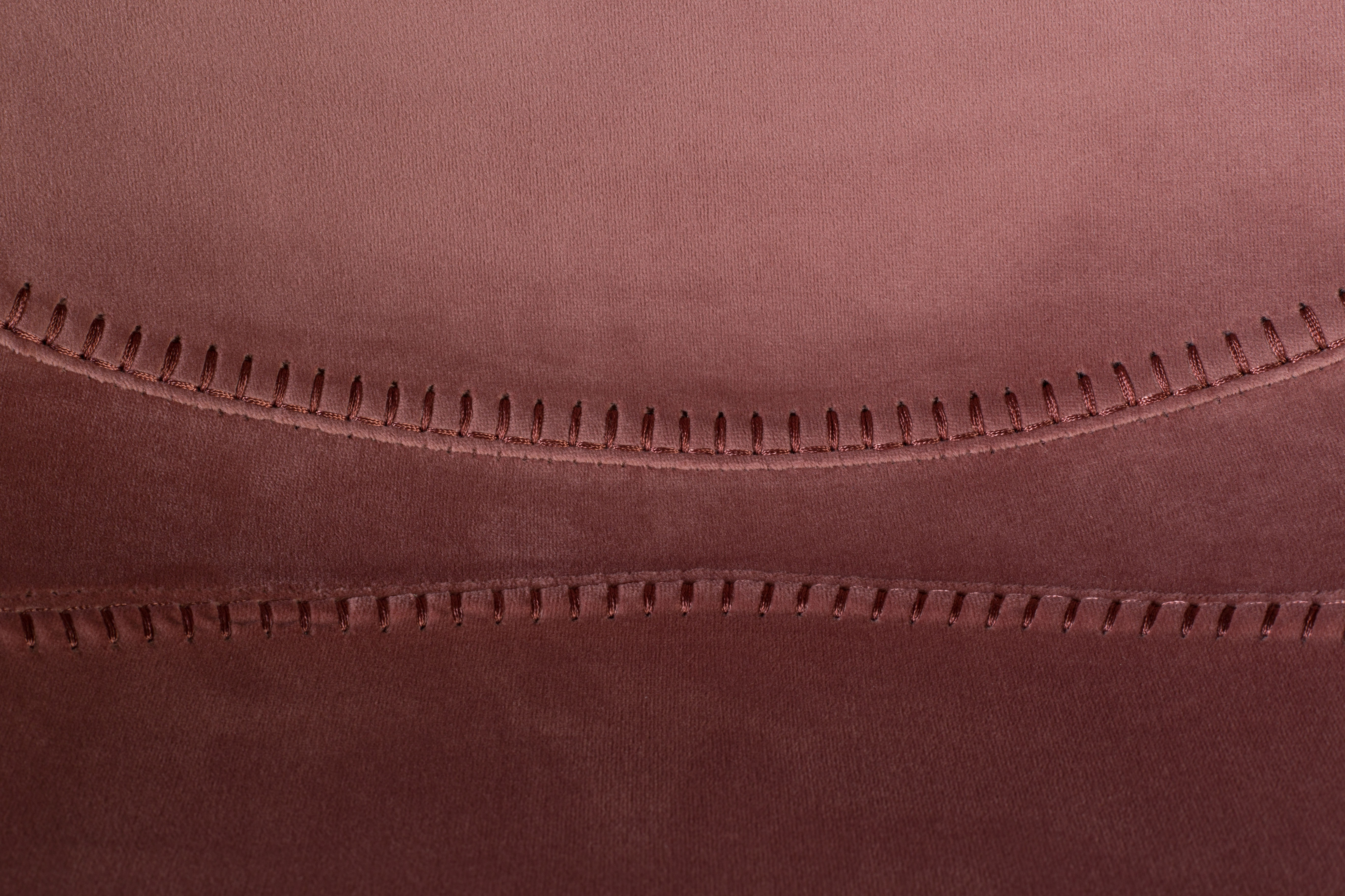 Counterstoel Franky in velvet 65cm - Old Pink