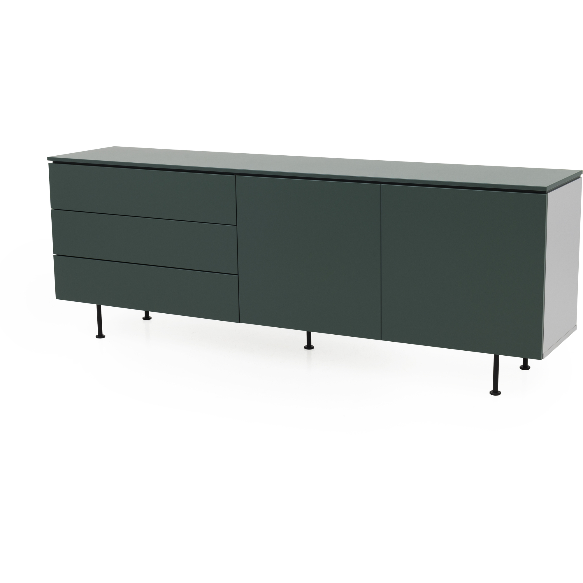 Dressoir Plain 210cm 2 deuren, 3 laden