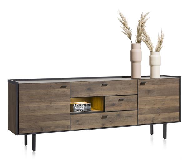 Dressoir Fresno - 2 deuren - 3 laden