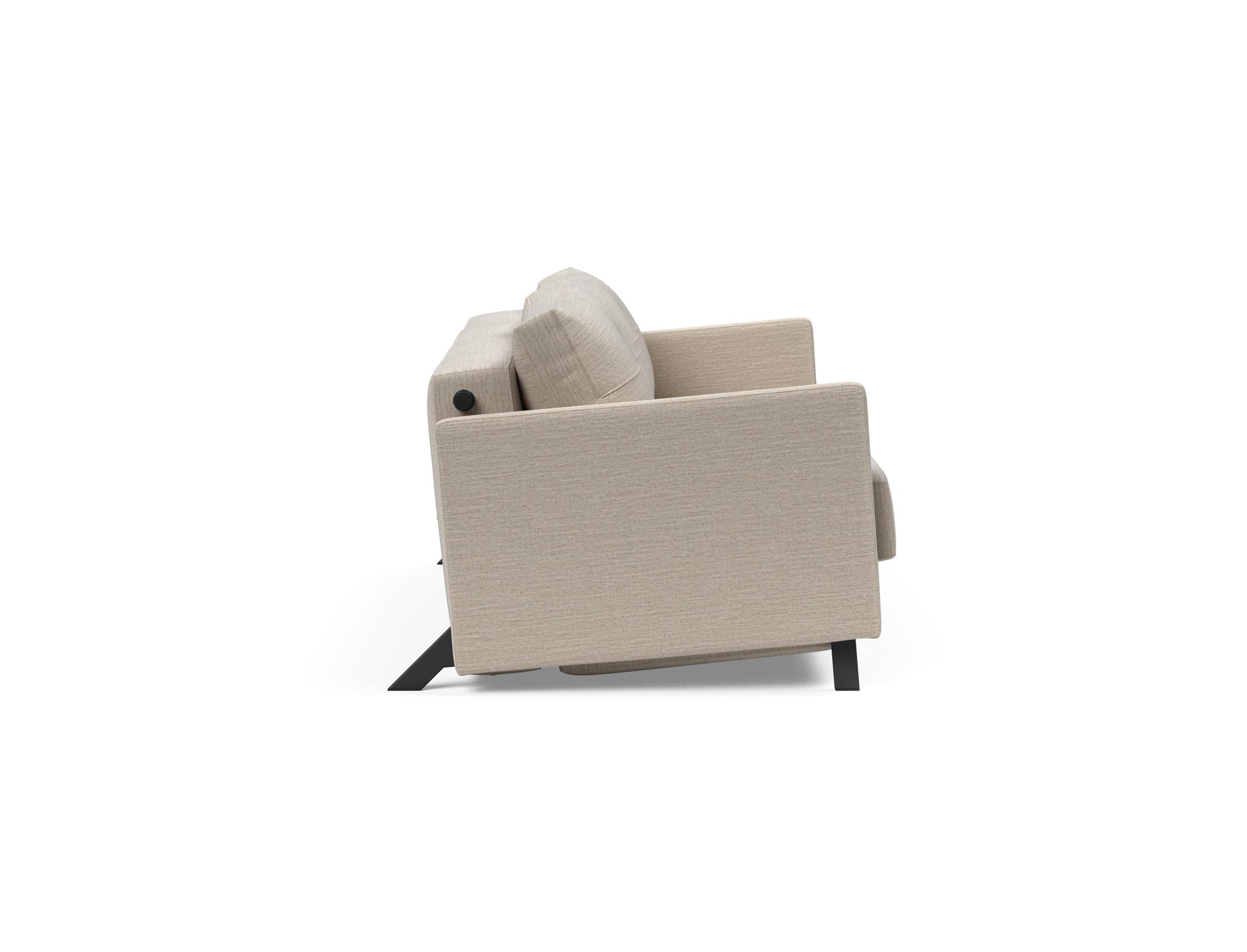 Slaapbank Cubed 160x200cm - Sand beige