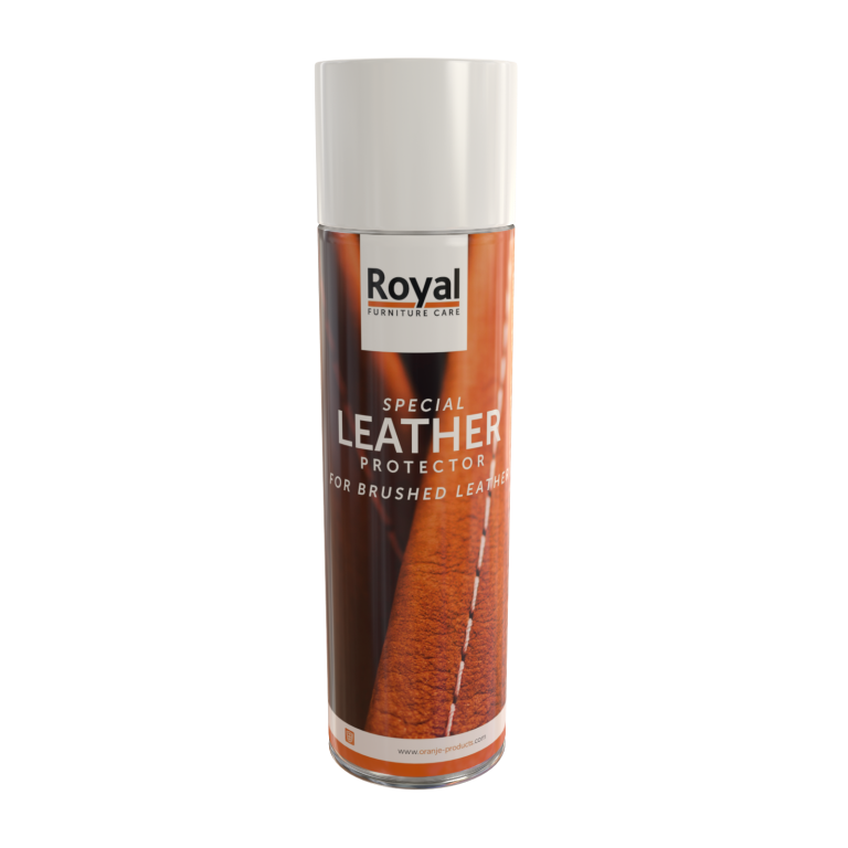 Leather protector for brushed leather