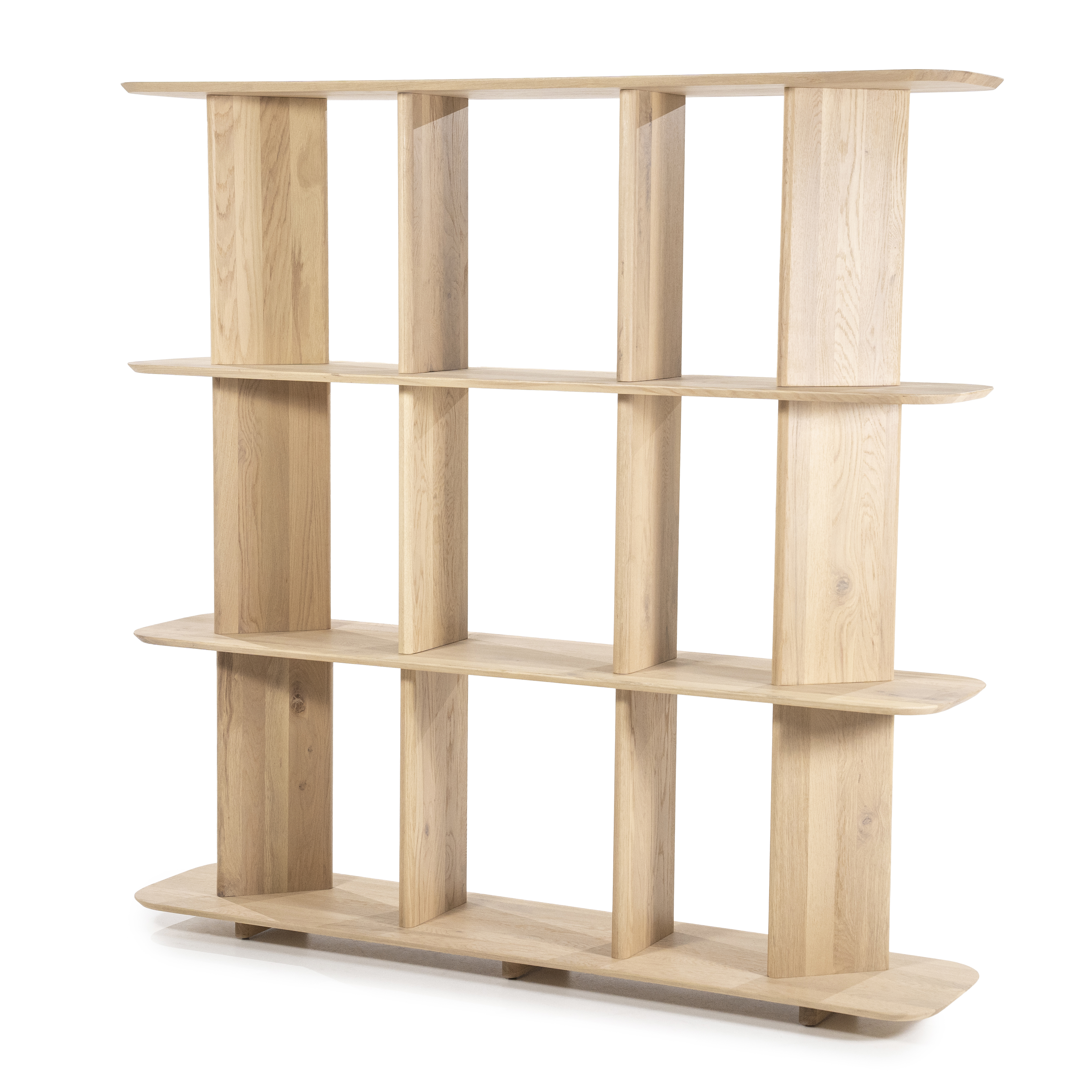 Wandkast/boekenkast - eik naturel