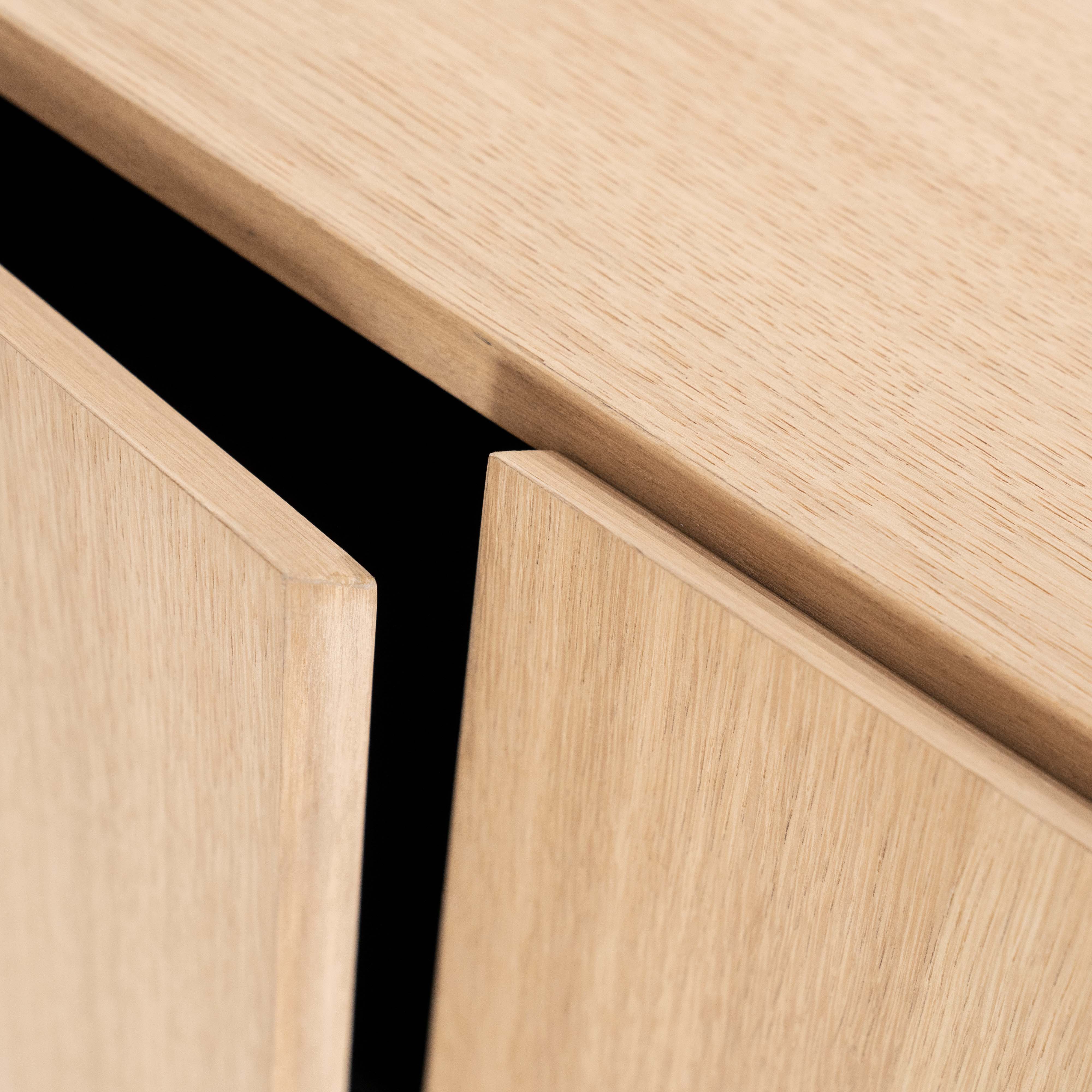Dressoir met 3 deuren en 3 lades - natuur eiken