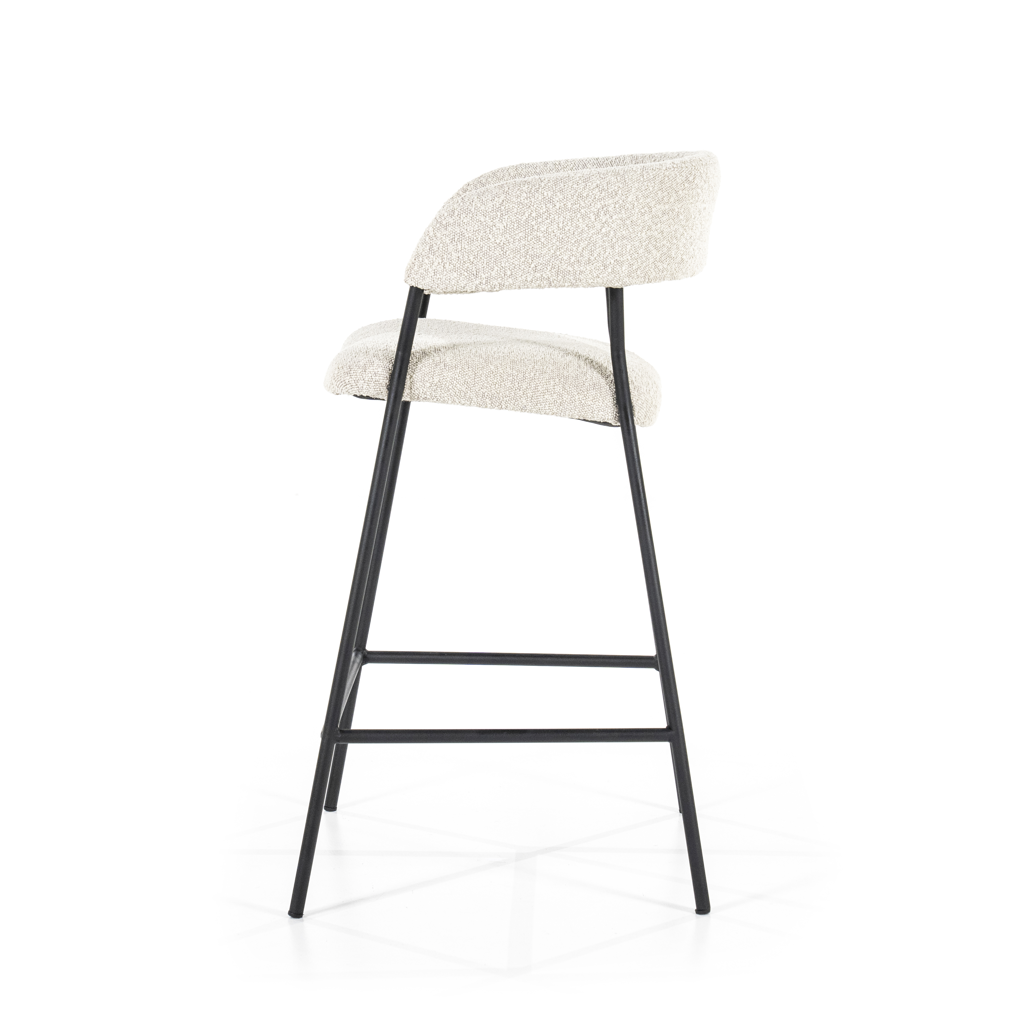 Barstoel bouclé - beige
