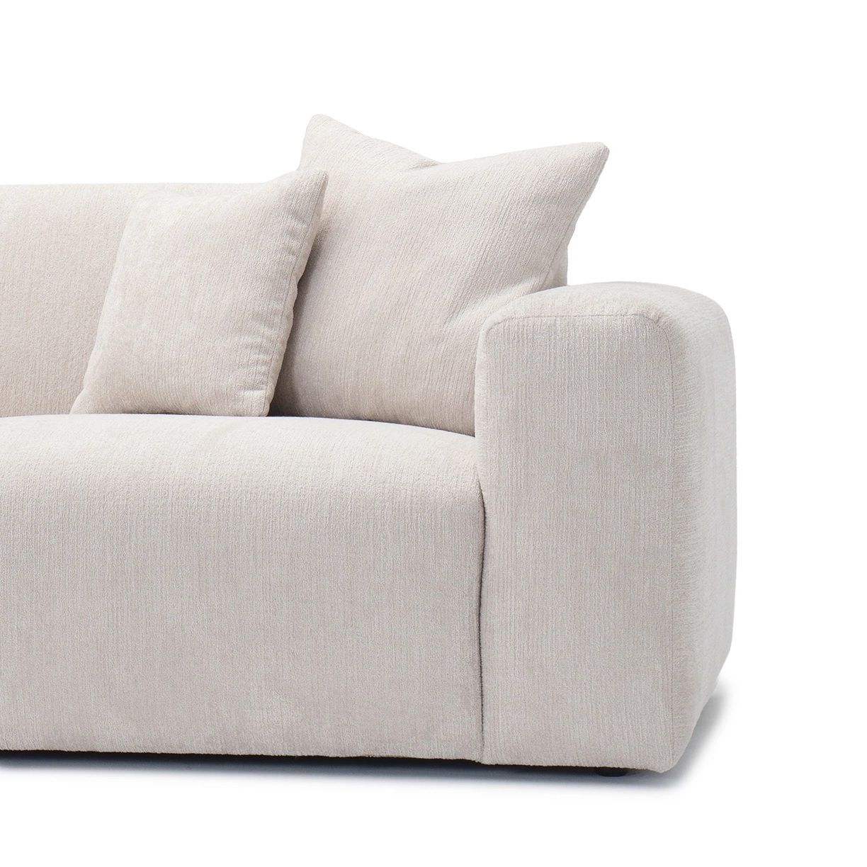 Hoeksalon North met longchair (links) - ecru