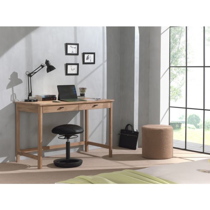 Bureautafel 120x60cm - solid oak