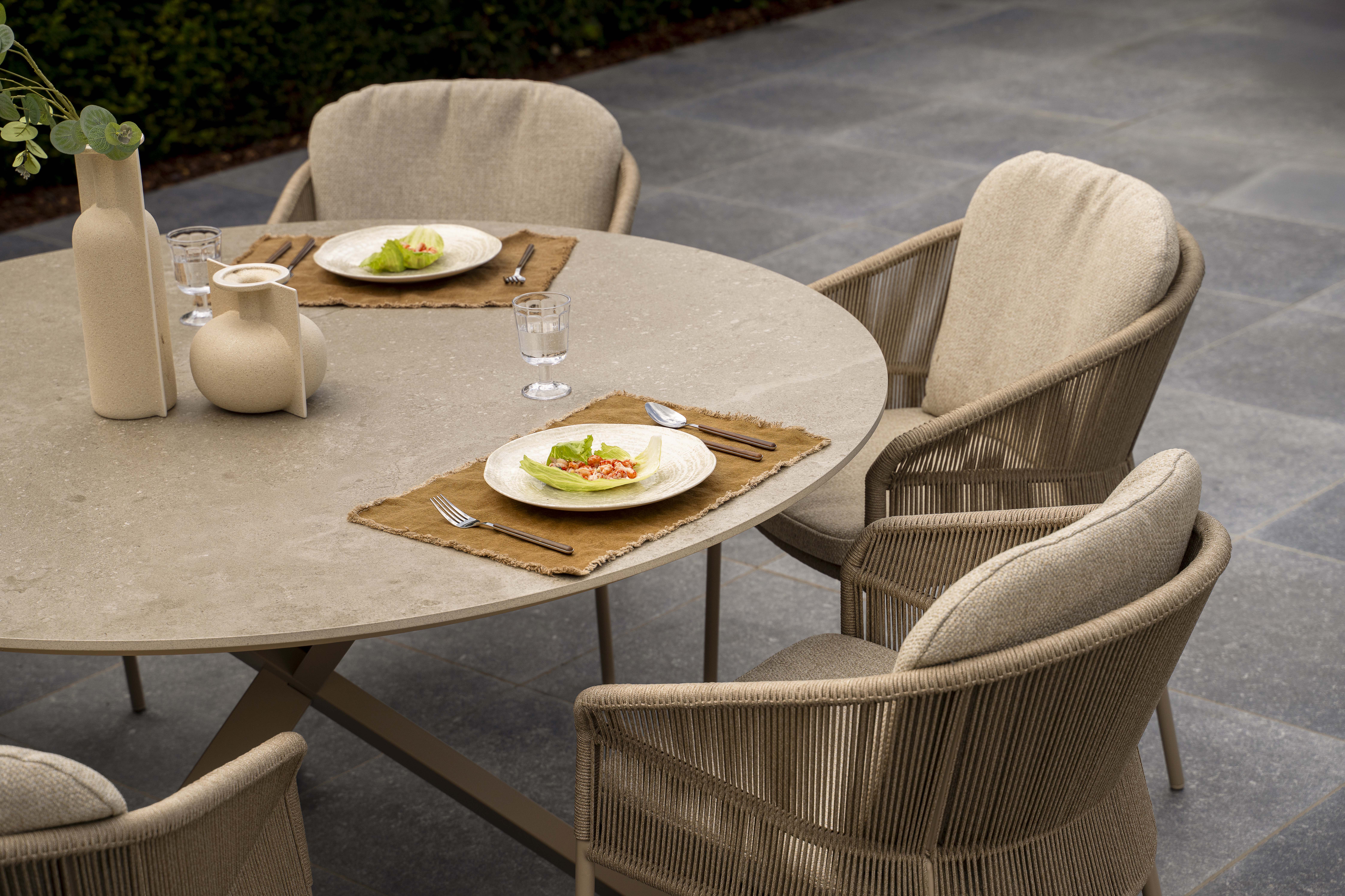 Tuinstoel Florence - latte